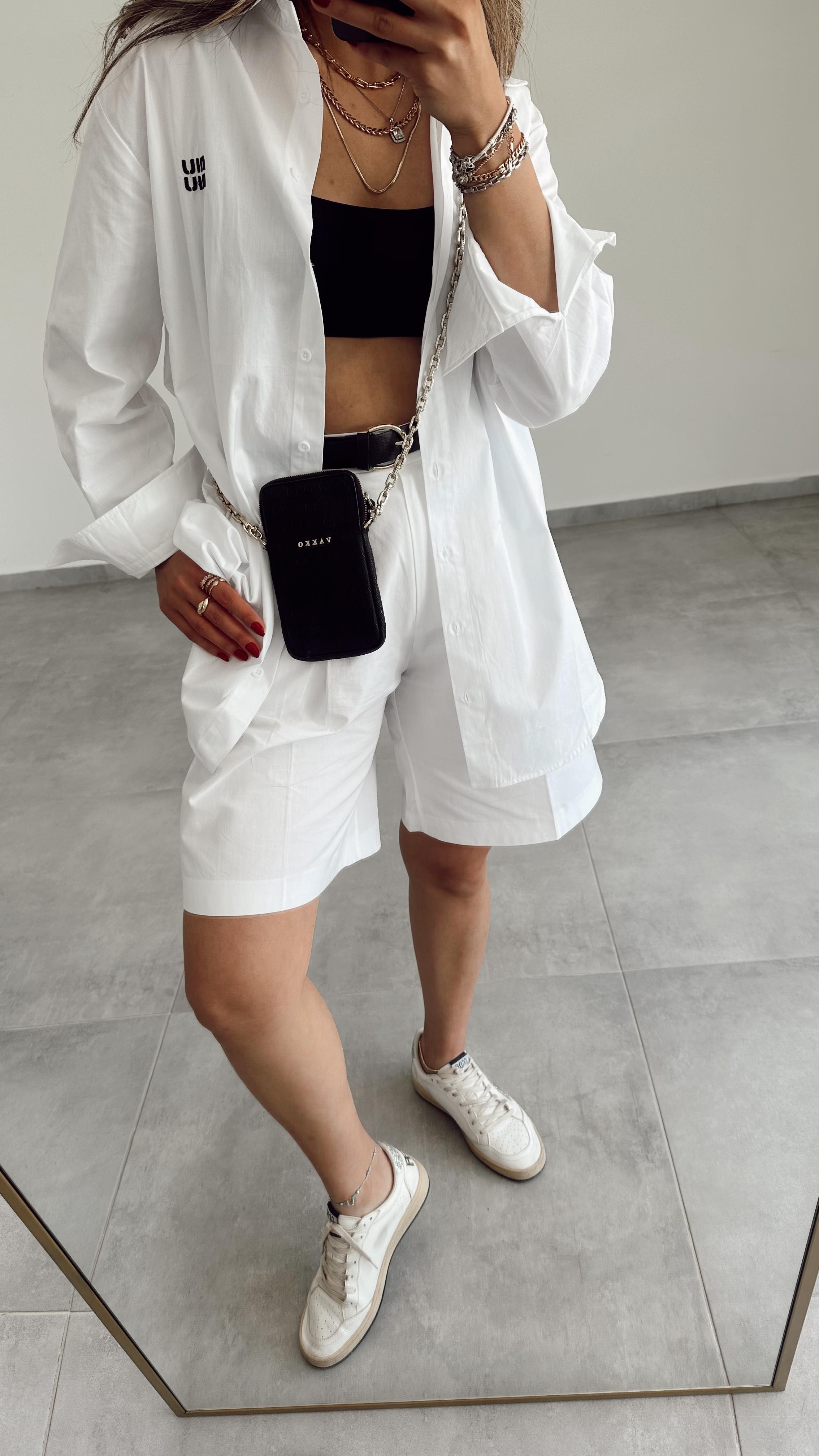 M-M Poplin Beyaz Gömlek