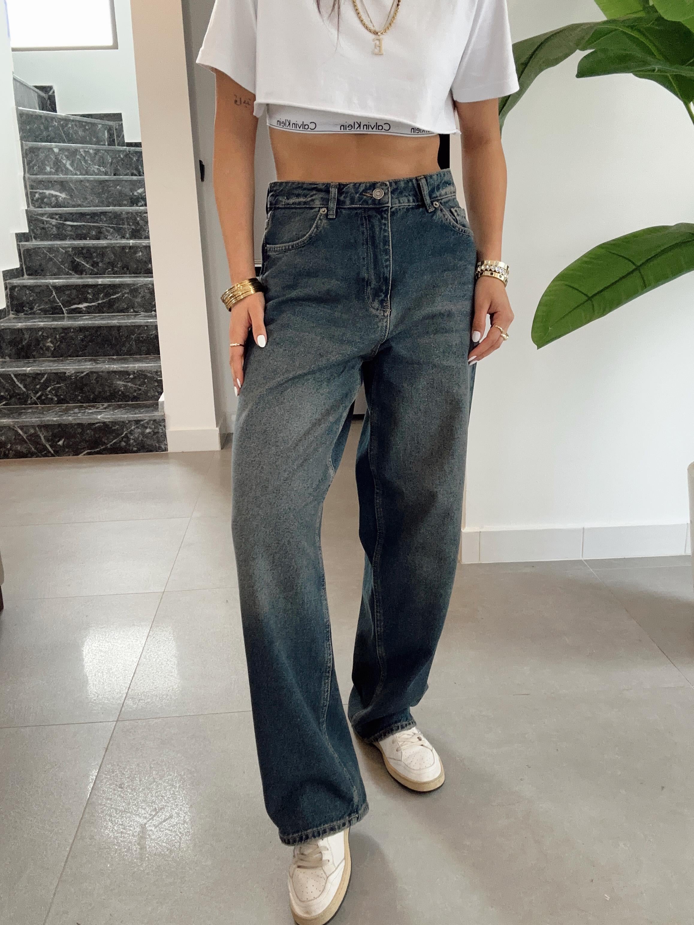 Mavi Cepli Straight Fit Denim Pantolon
