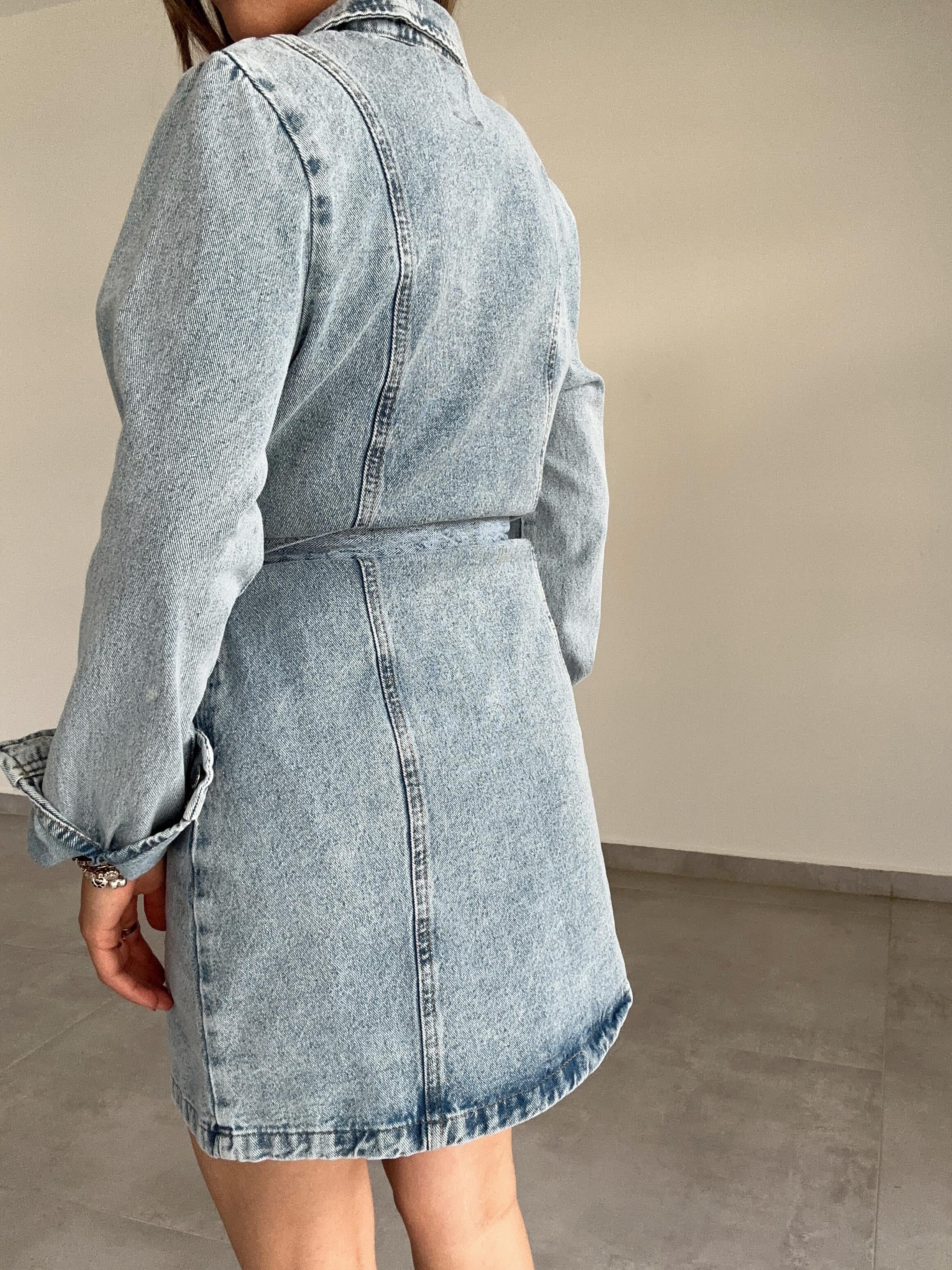 Mavi Kot Elbise