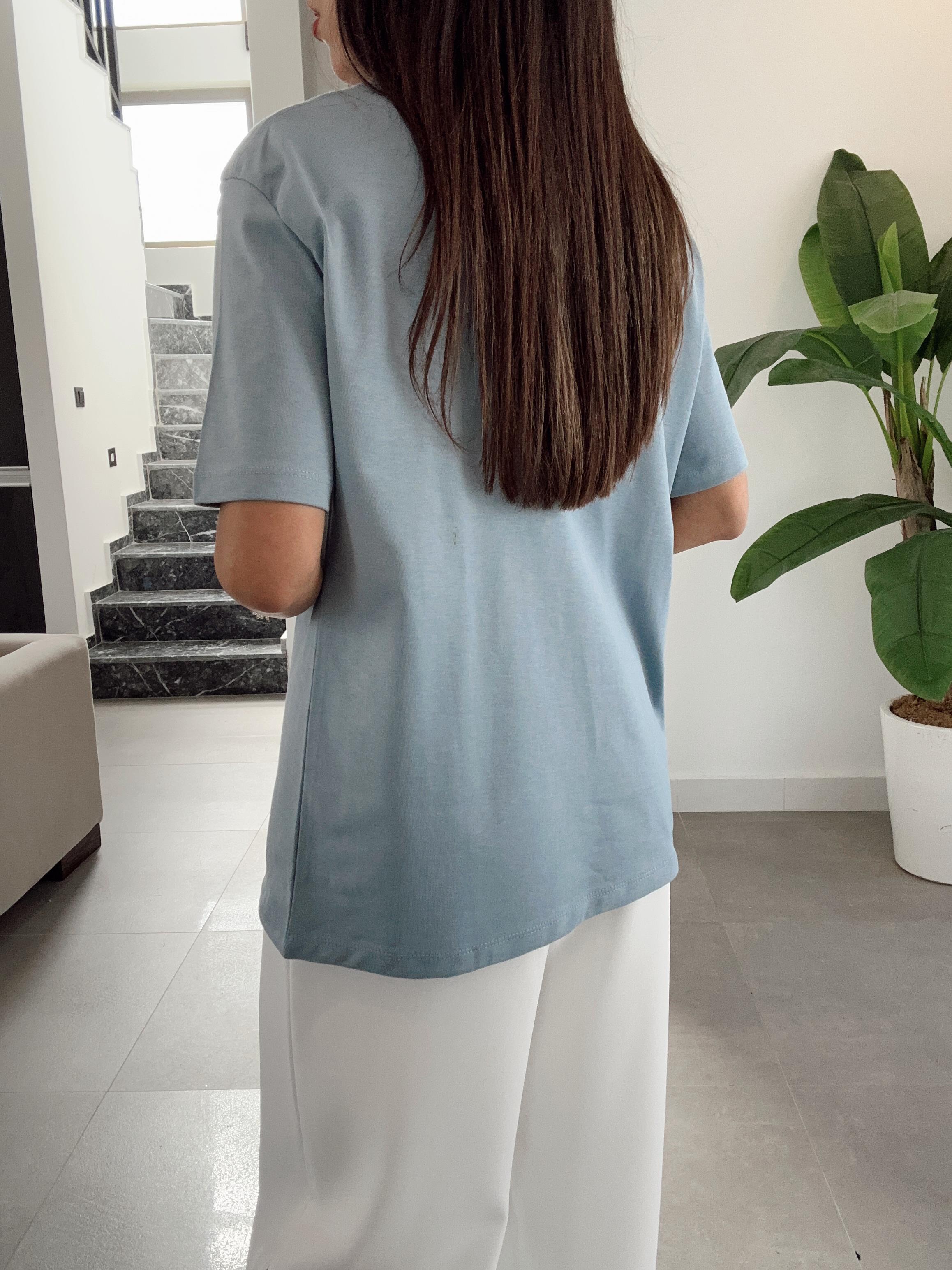 Mavi Teddy Basic Tişört