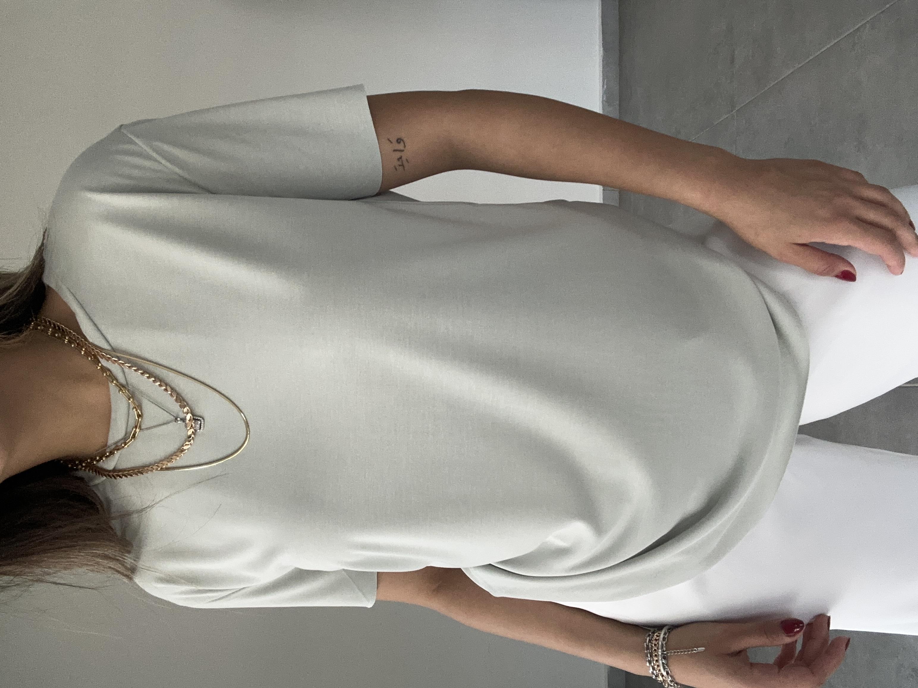 Mint Modal Kumaş Bisiklet Yaka Tişört