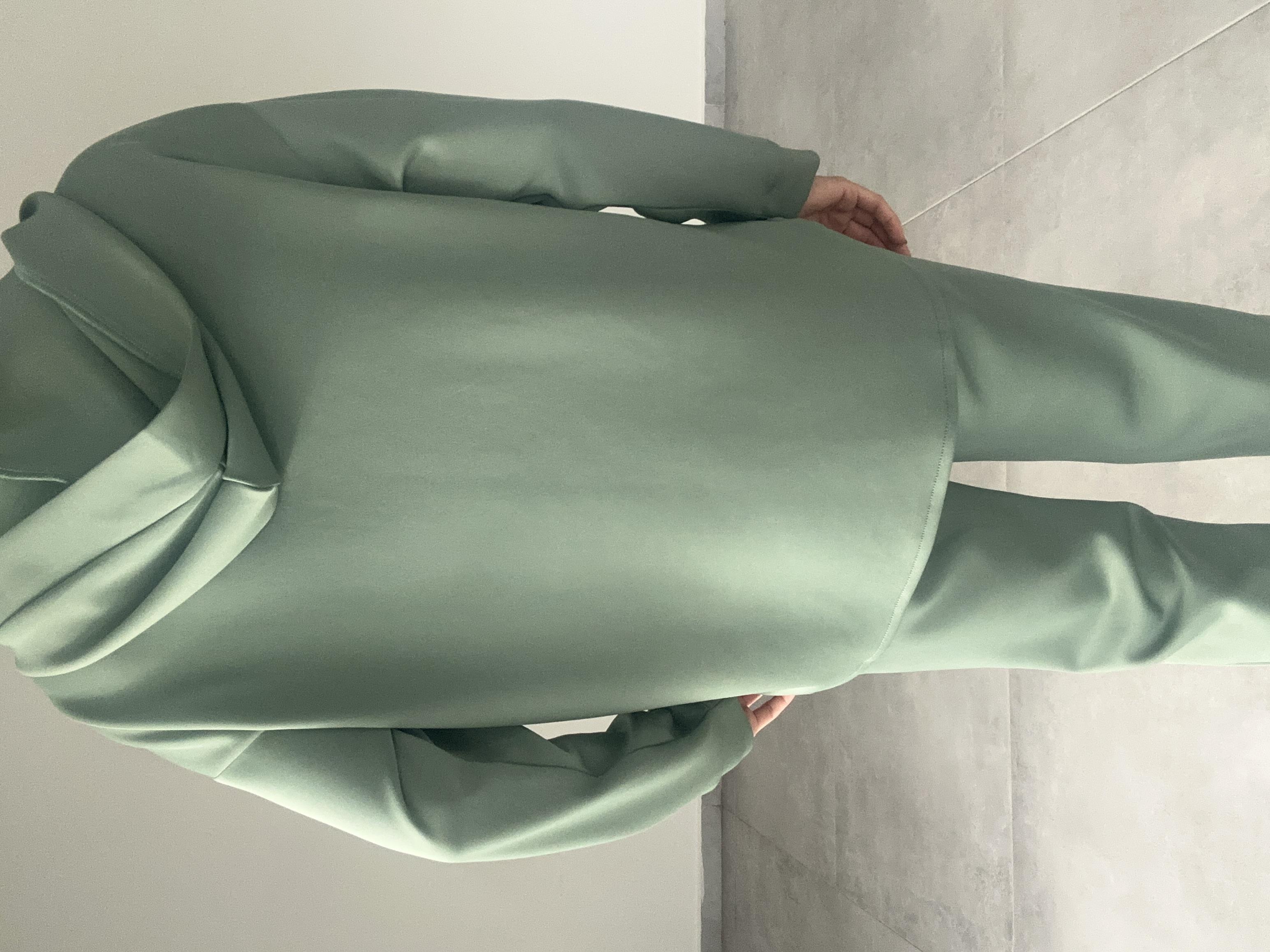Mint Yeşil Scuba Sweatshirt