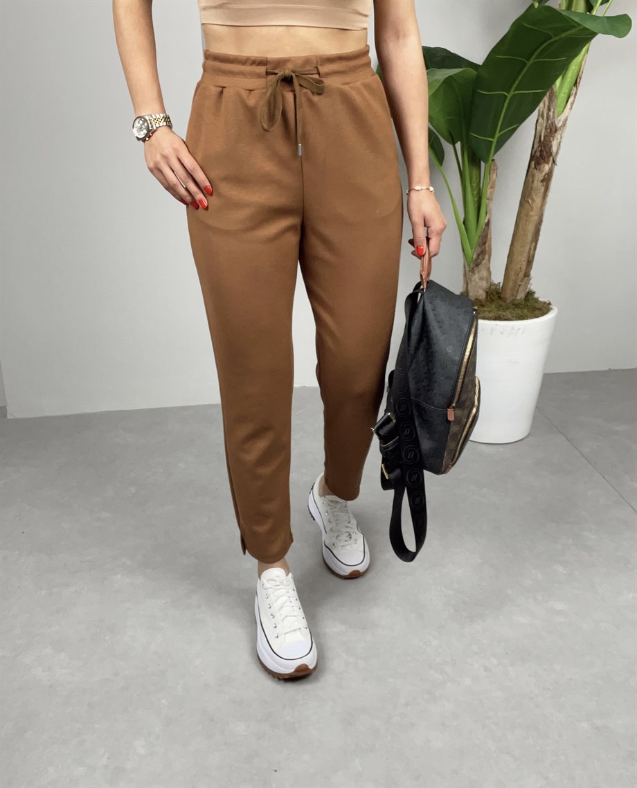 Modal Kumaş Kahve Eşofman