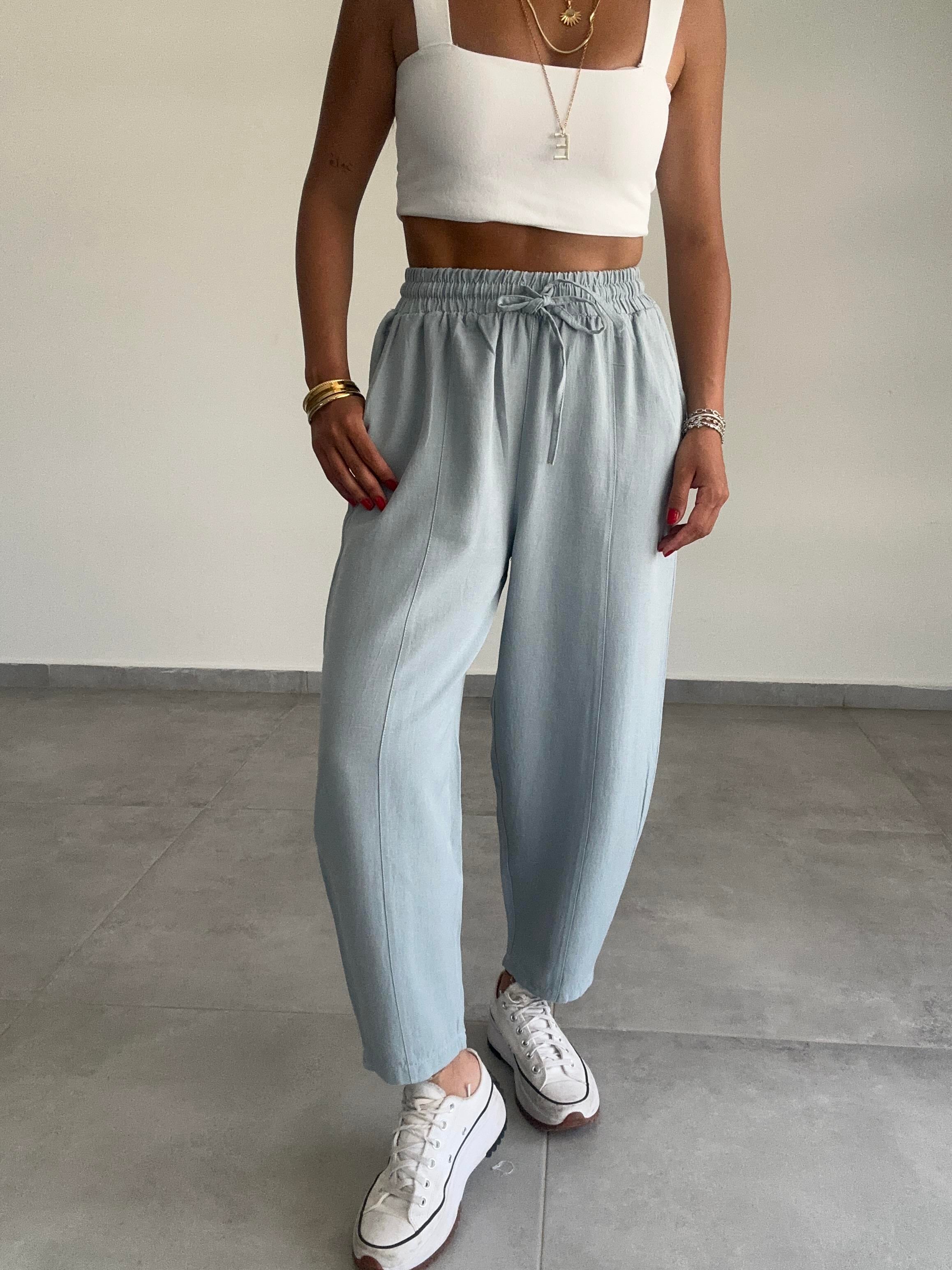 Mosy Mavi Şalvar Pantolon