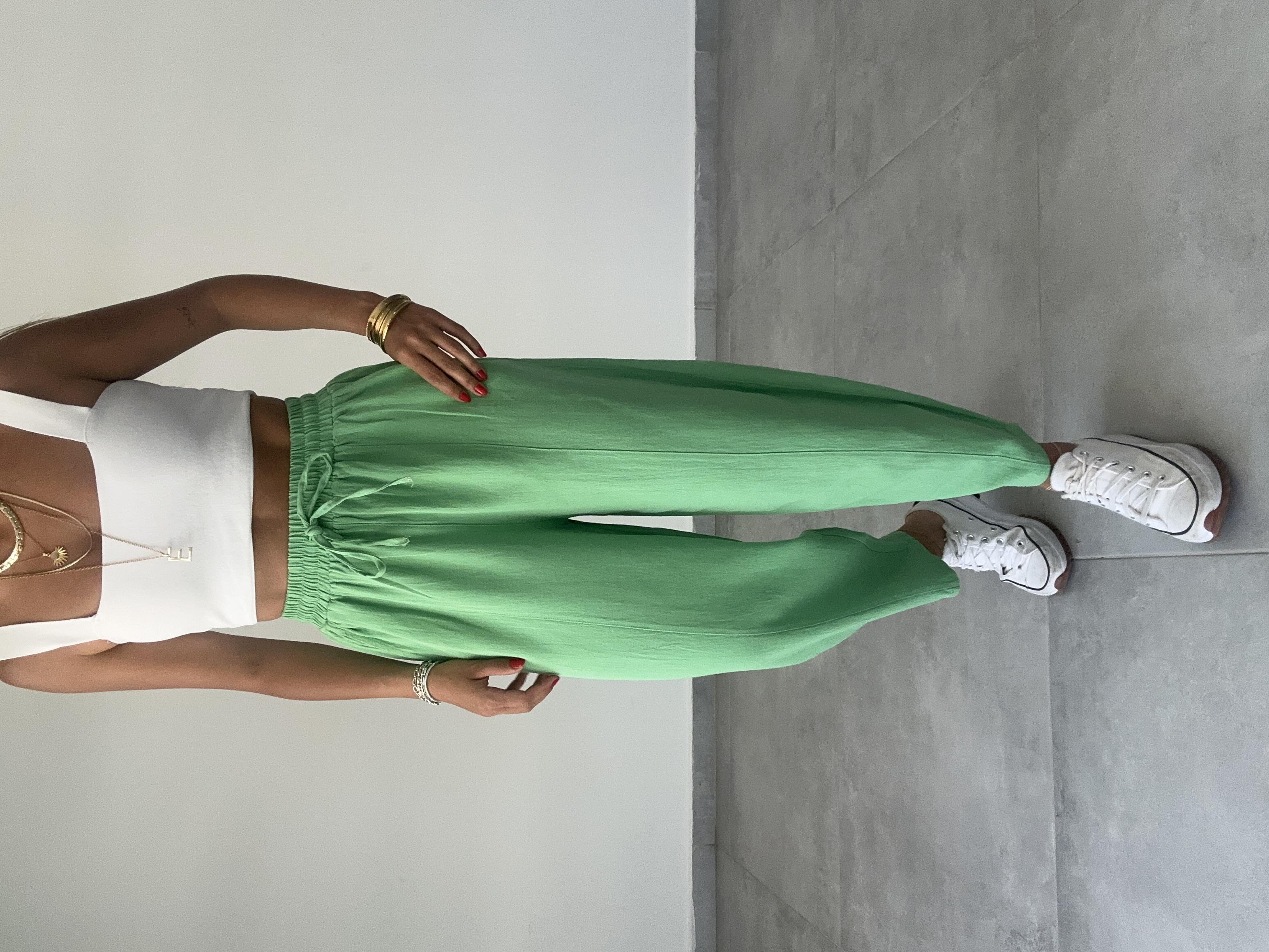 Mosy Yeşil Şalvar Pantolon