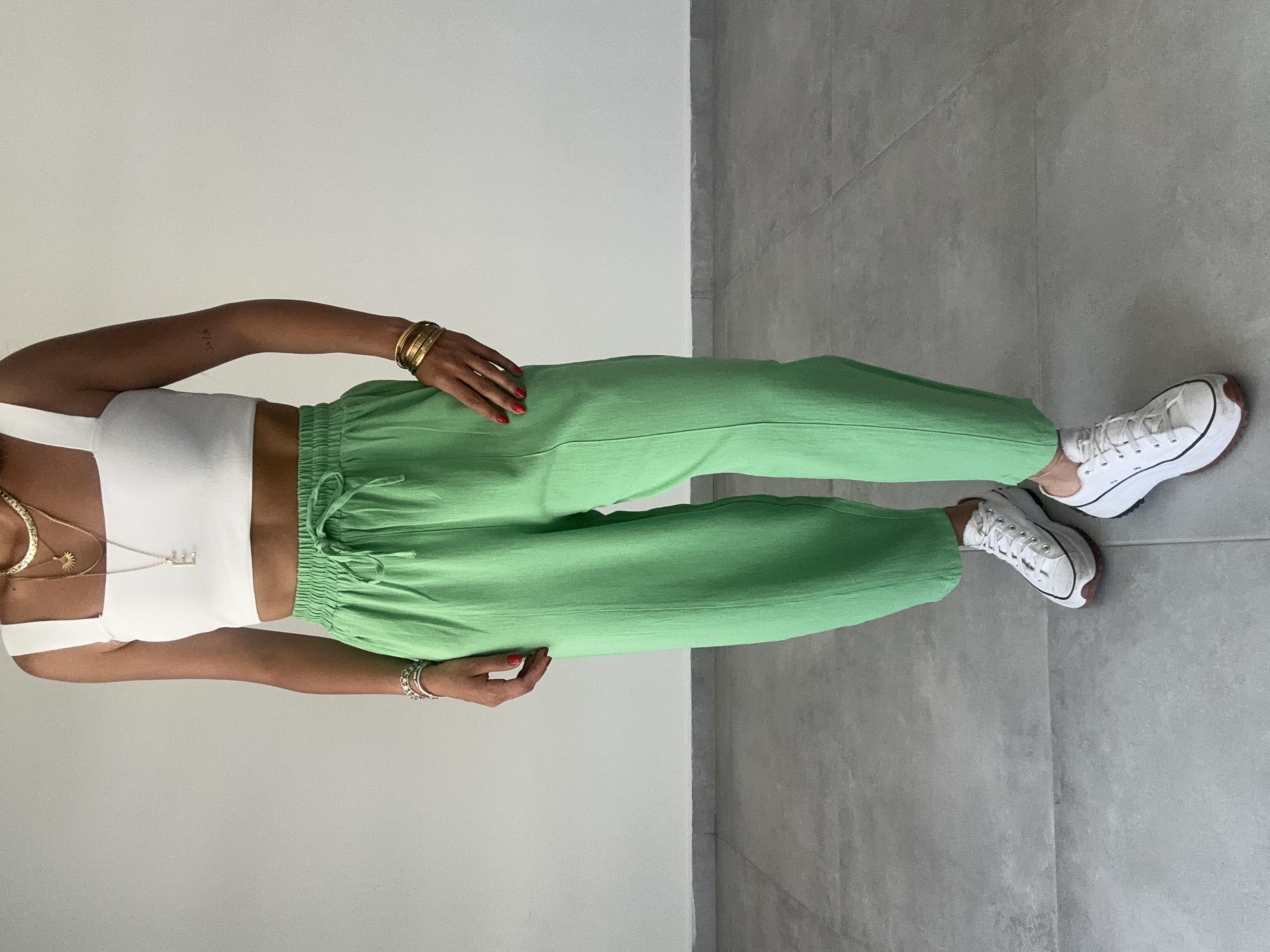 Mosy Yeşil Şalvar Pantolon