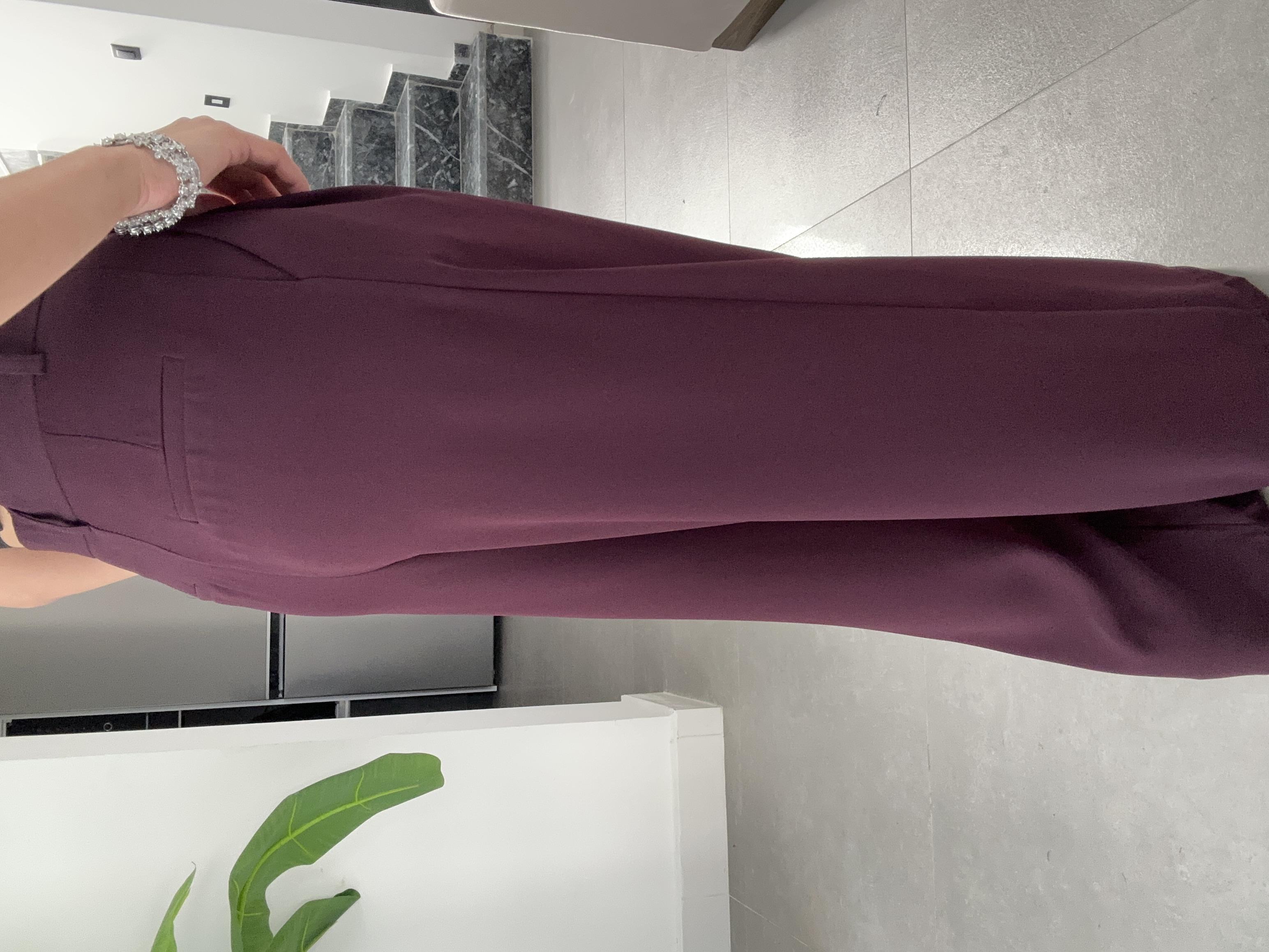 Mürdüm Premium Bol Paça Pantolon