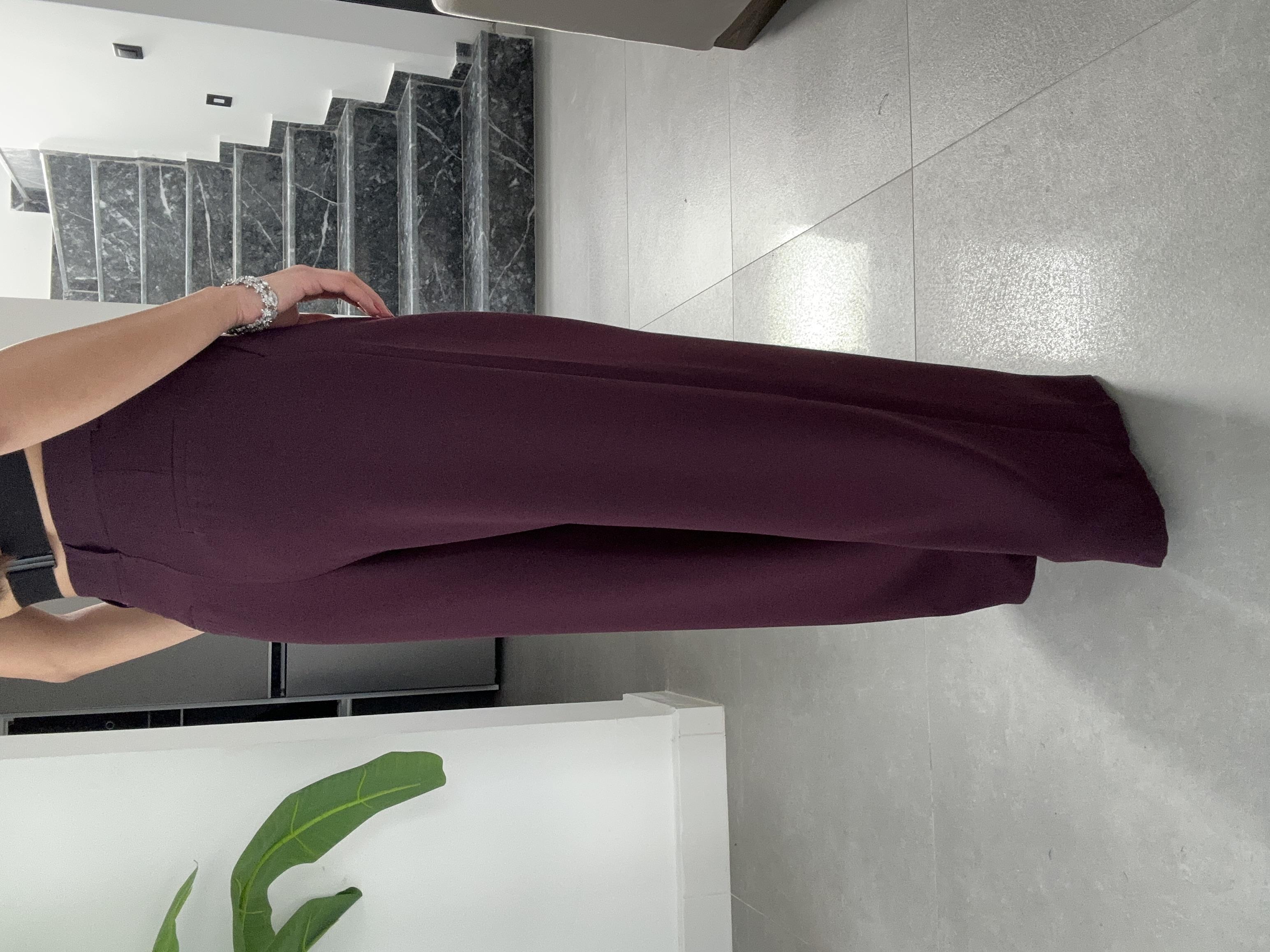 Mürdüm Premium Bol Paça Pantolon