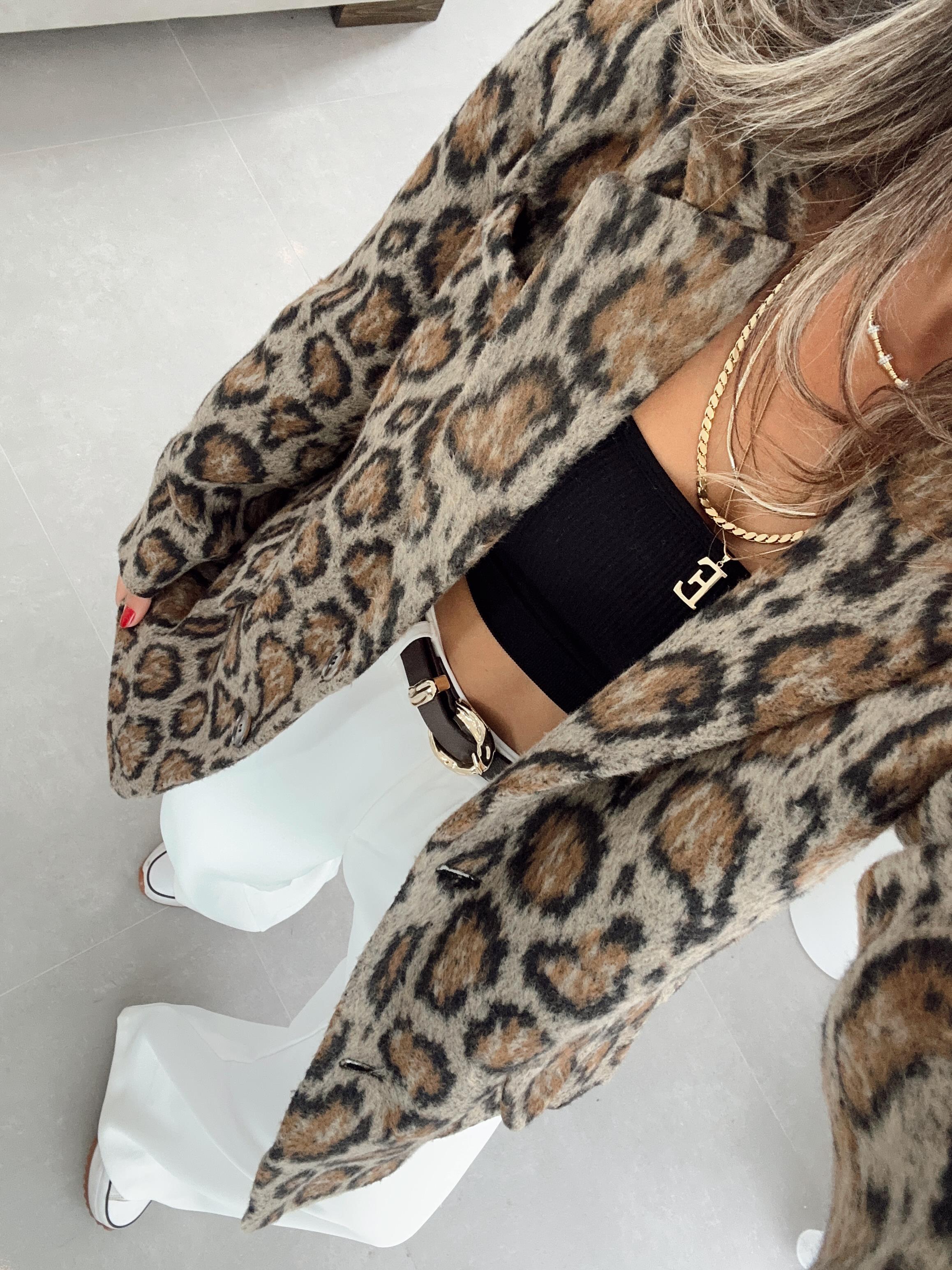 New Kaşe Leoapar Blazer Ceket