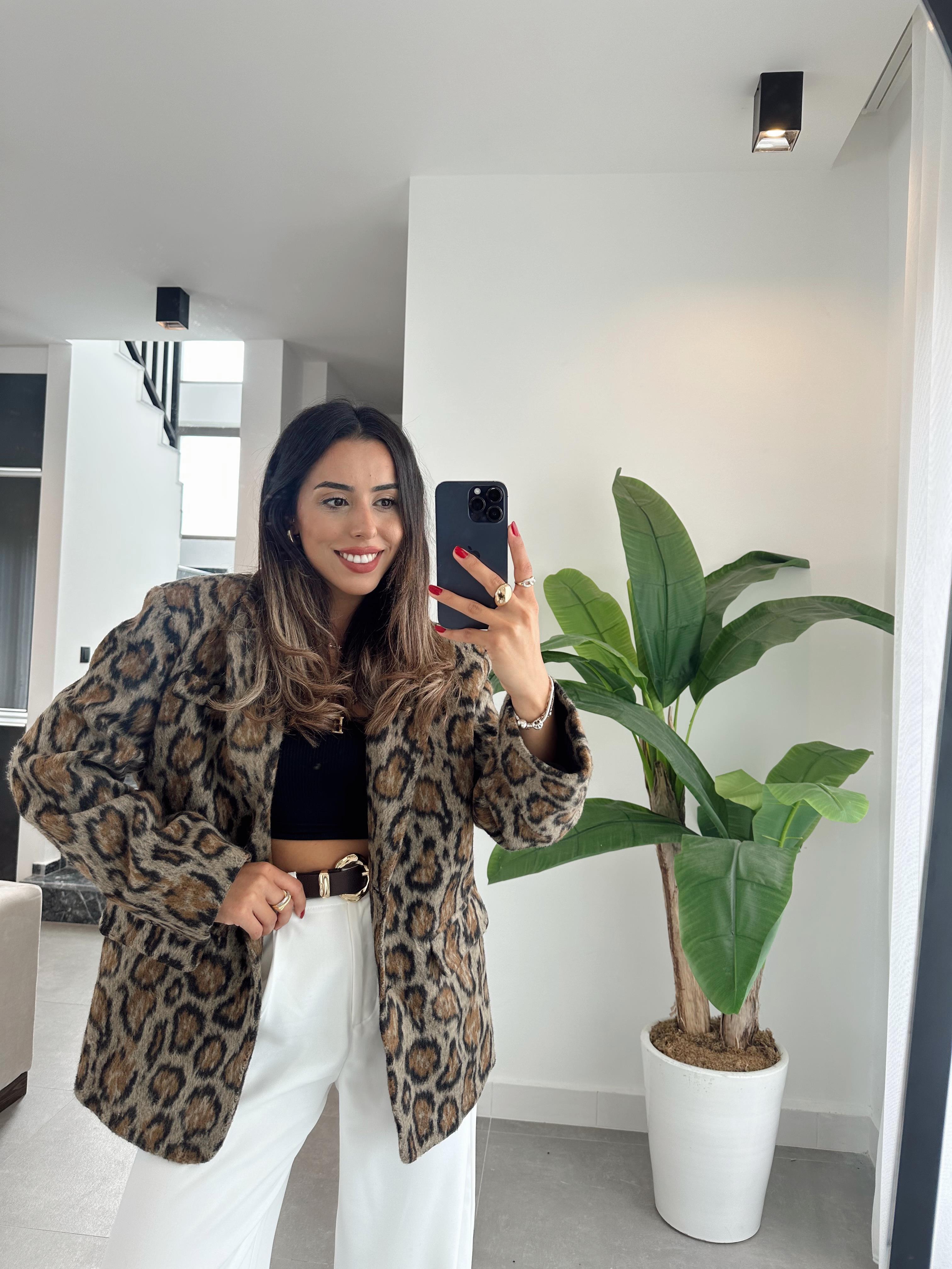 New Kaşe Leoapar Blazer Ceket