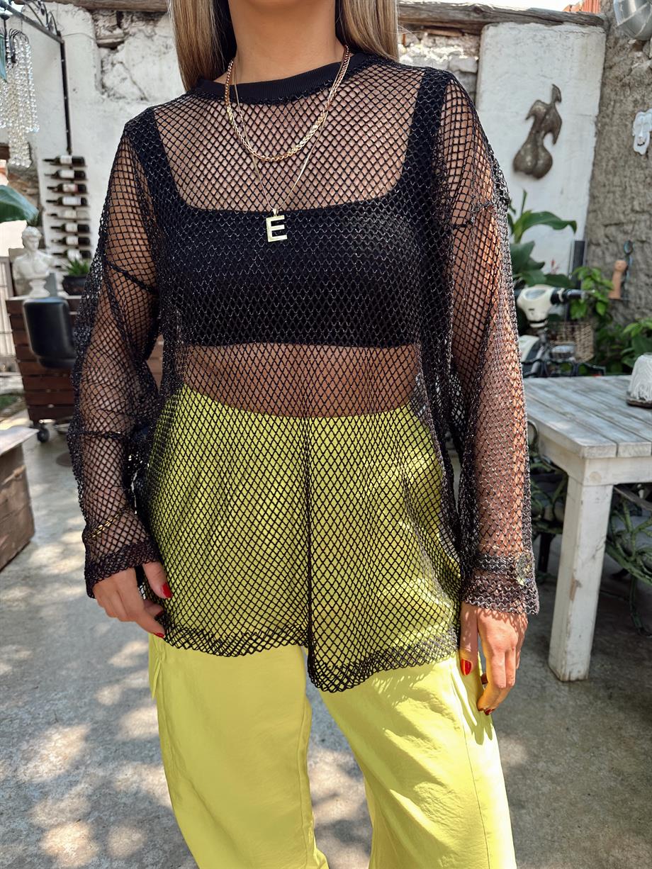 Olien Sim Detaylı Bluz