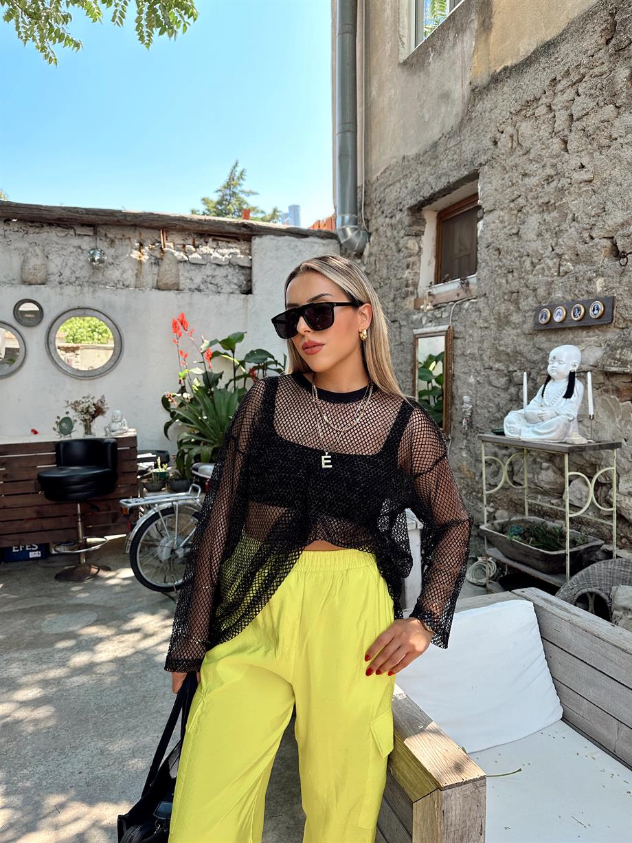 Olien Sim Detaylı Bluz