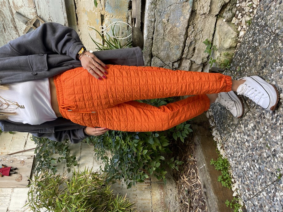 Oranj Paça Lastikli Eşofman