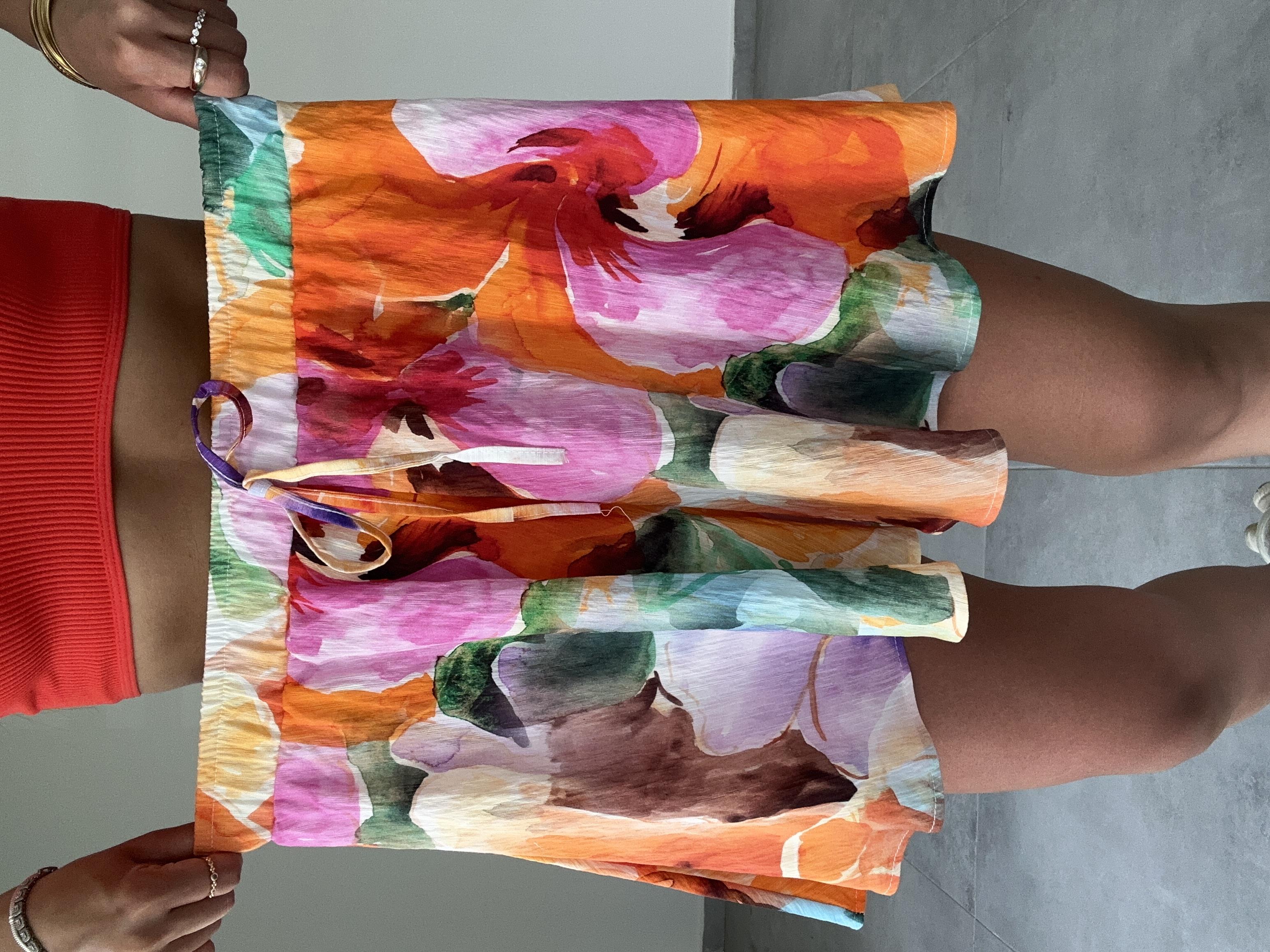 Oranj Şort Etek