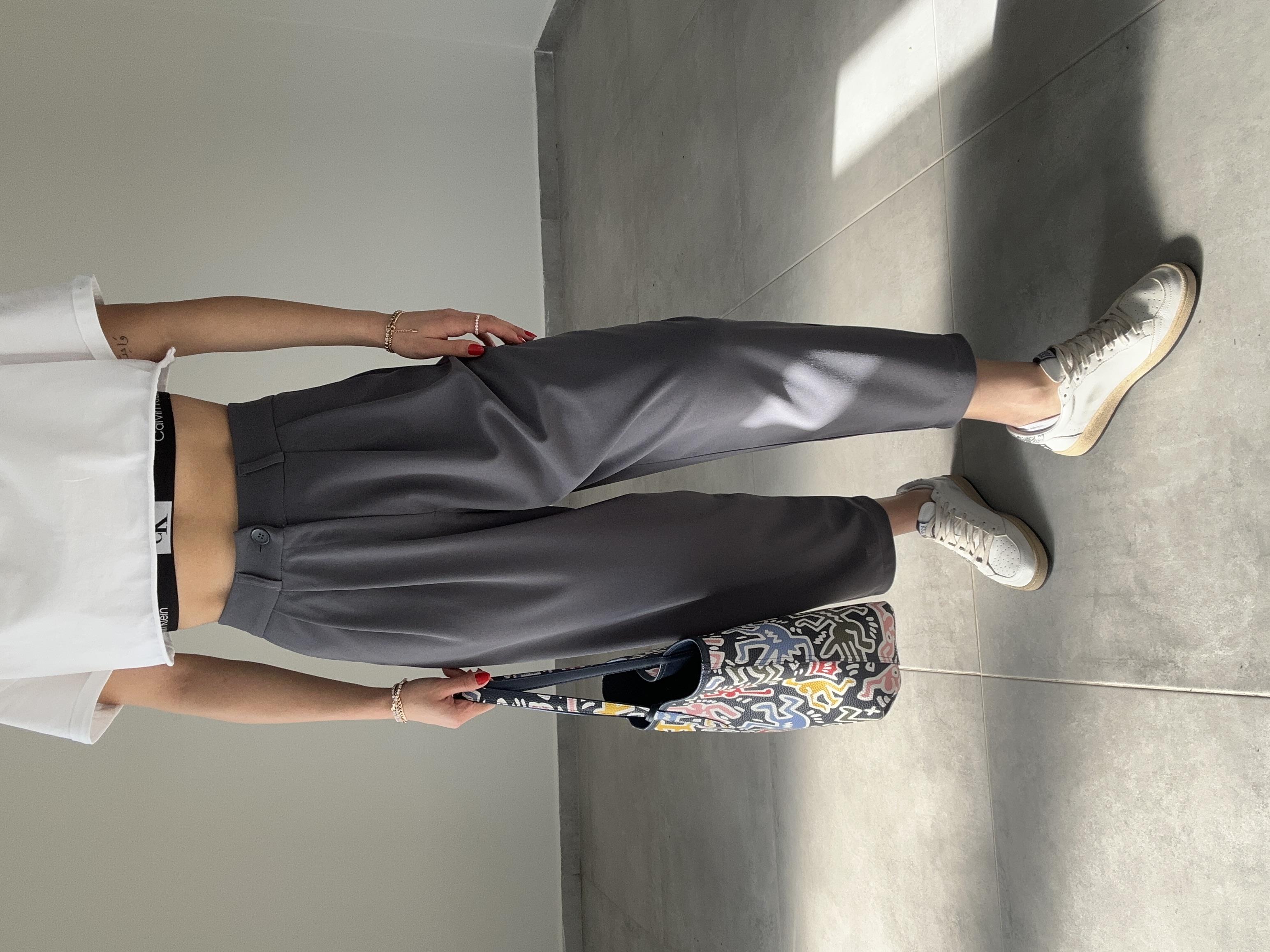 Özel Üretim Antrasit Şalvar Pantolon