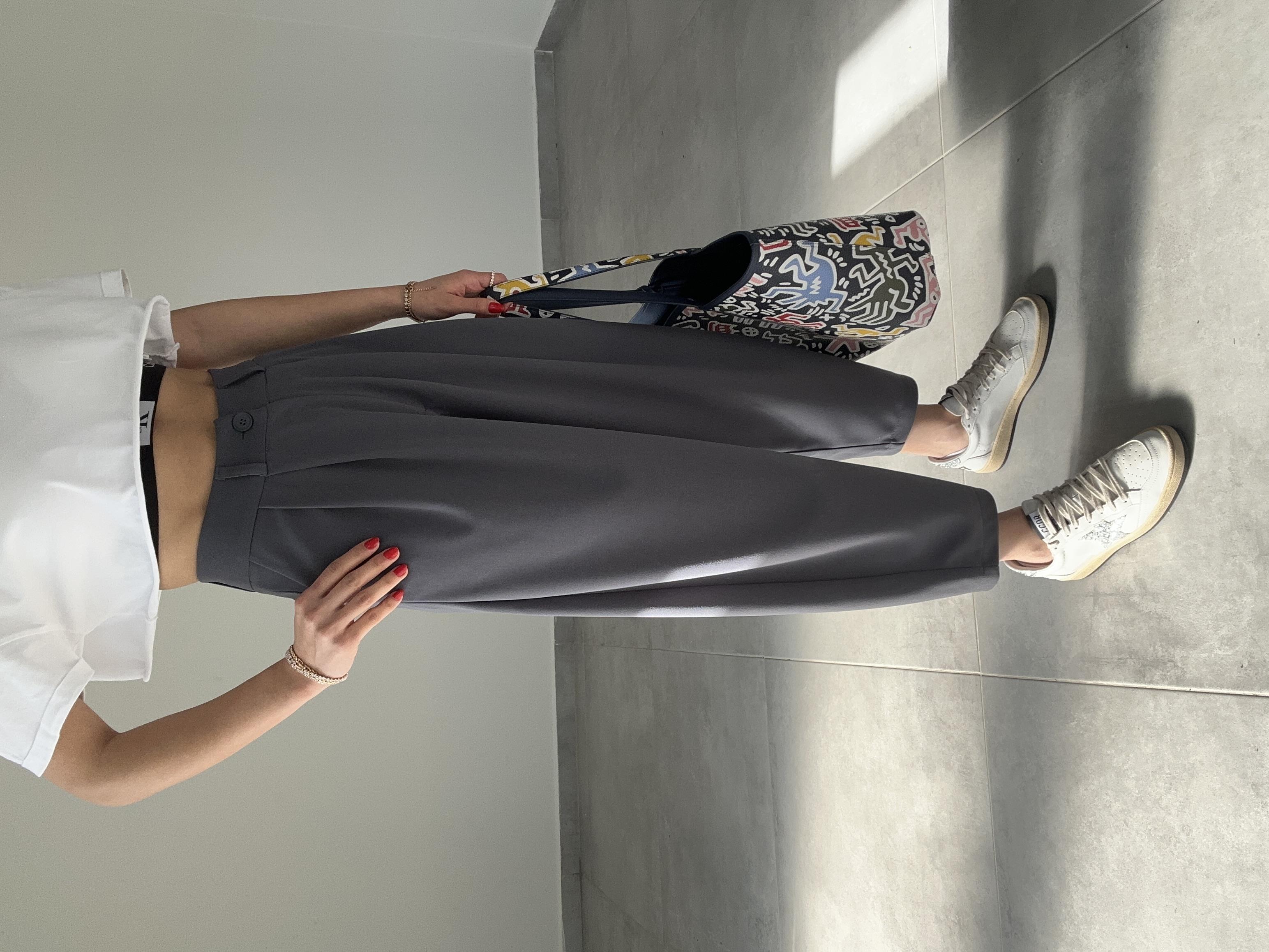 Özel Üretim Antrasit Şalvar Pantolon