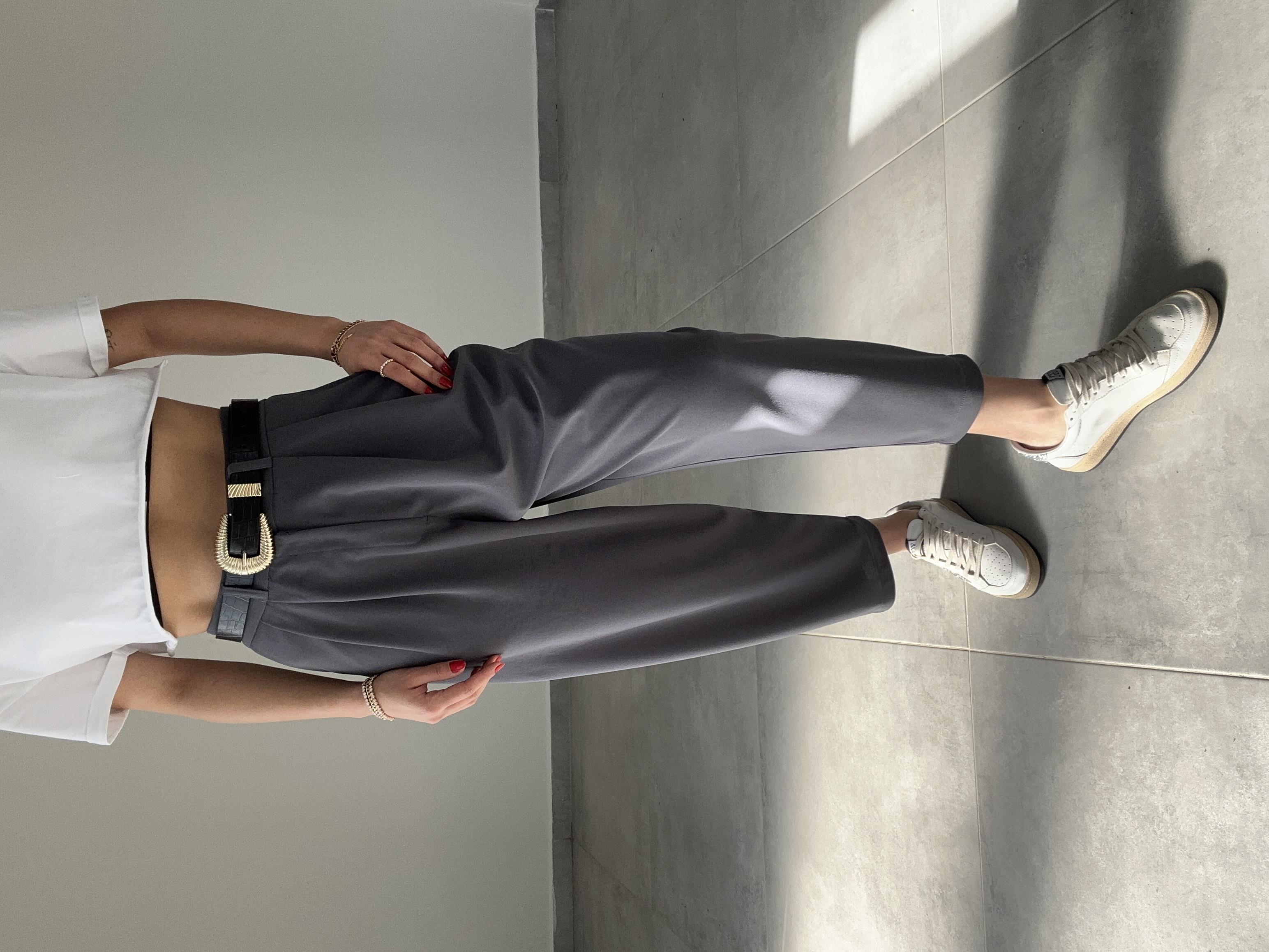 Özel Üretim Antrasit Şalvar Pantolon