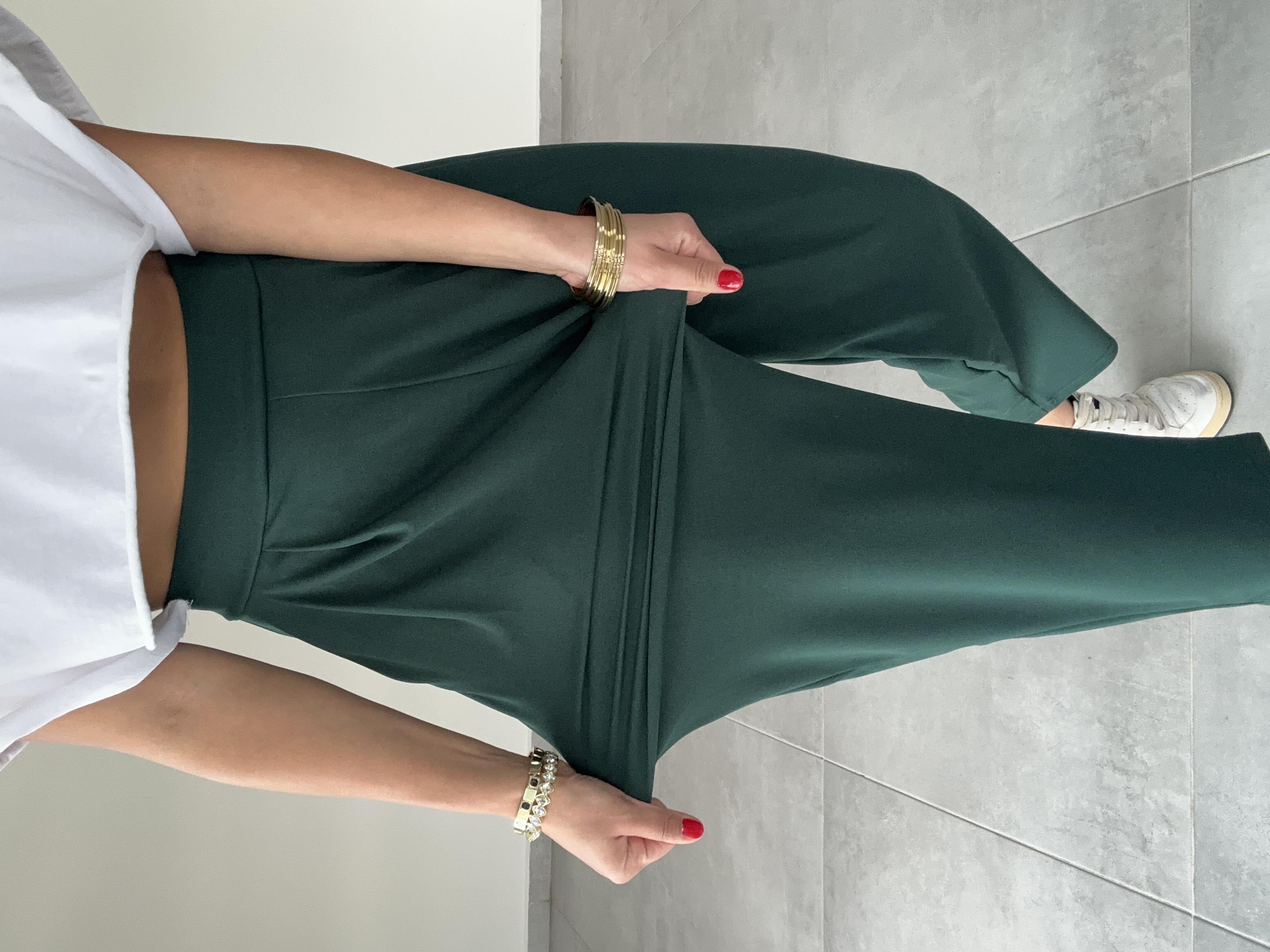 Özel Üretim Bombeli Zümrüt Pantolon