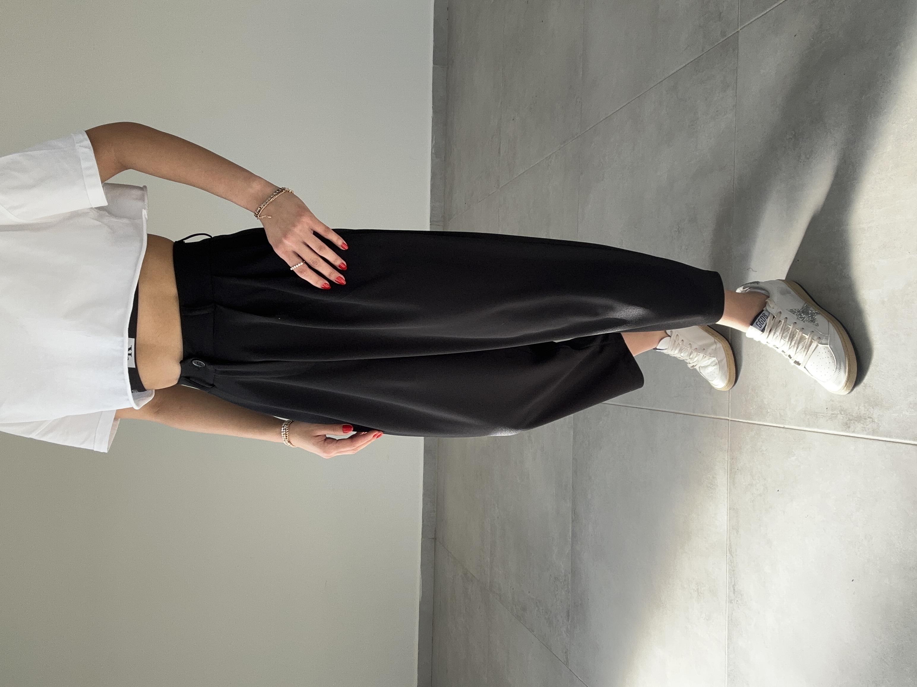 Özel Üretim Siyah Şalvar Pantolon