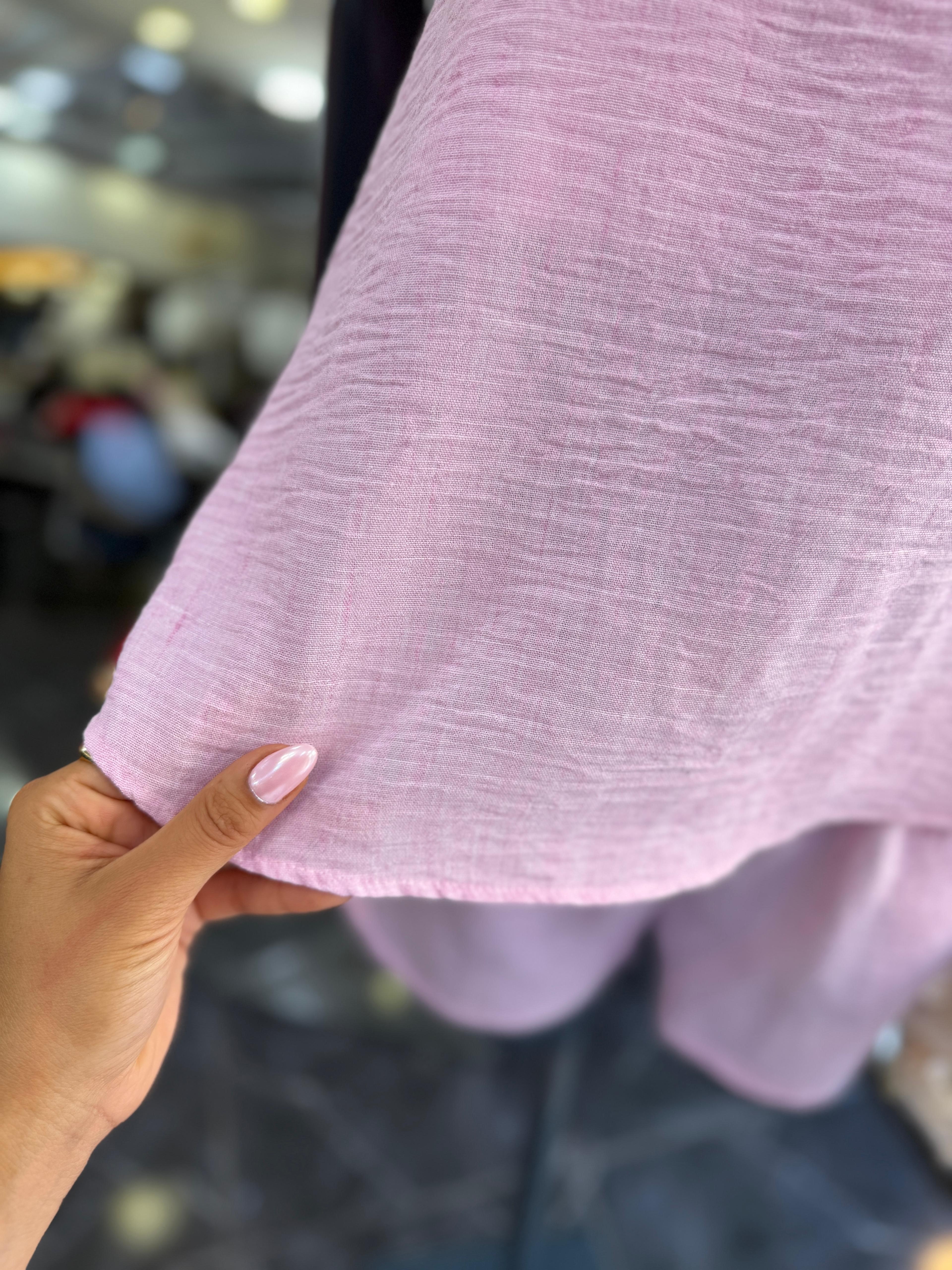 Levure Pembe Askılı Crop Bluz