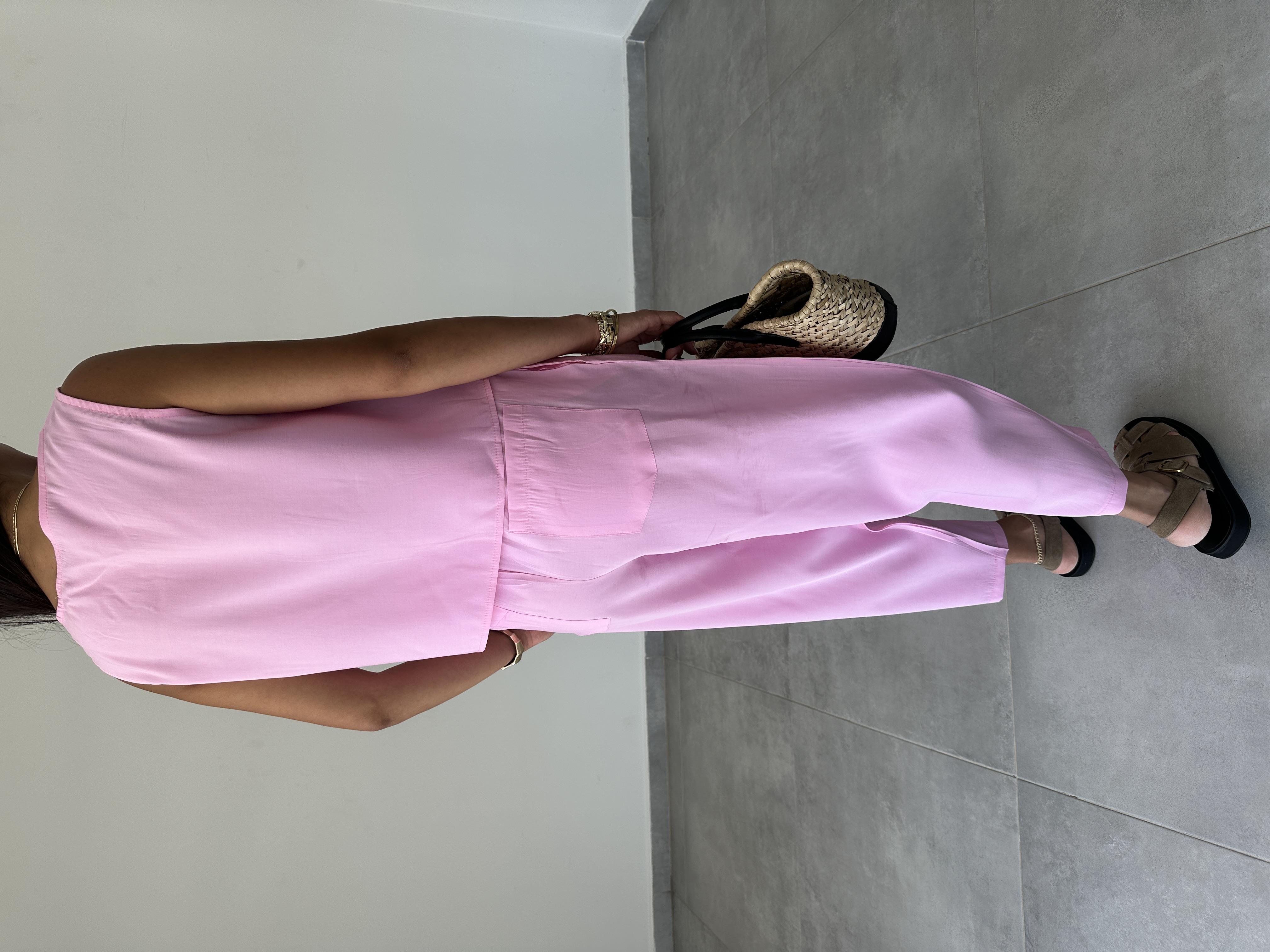 Pembe Modal Atlet Pantolon Takım