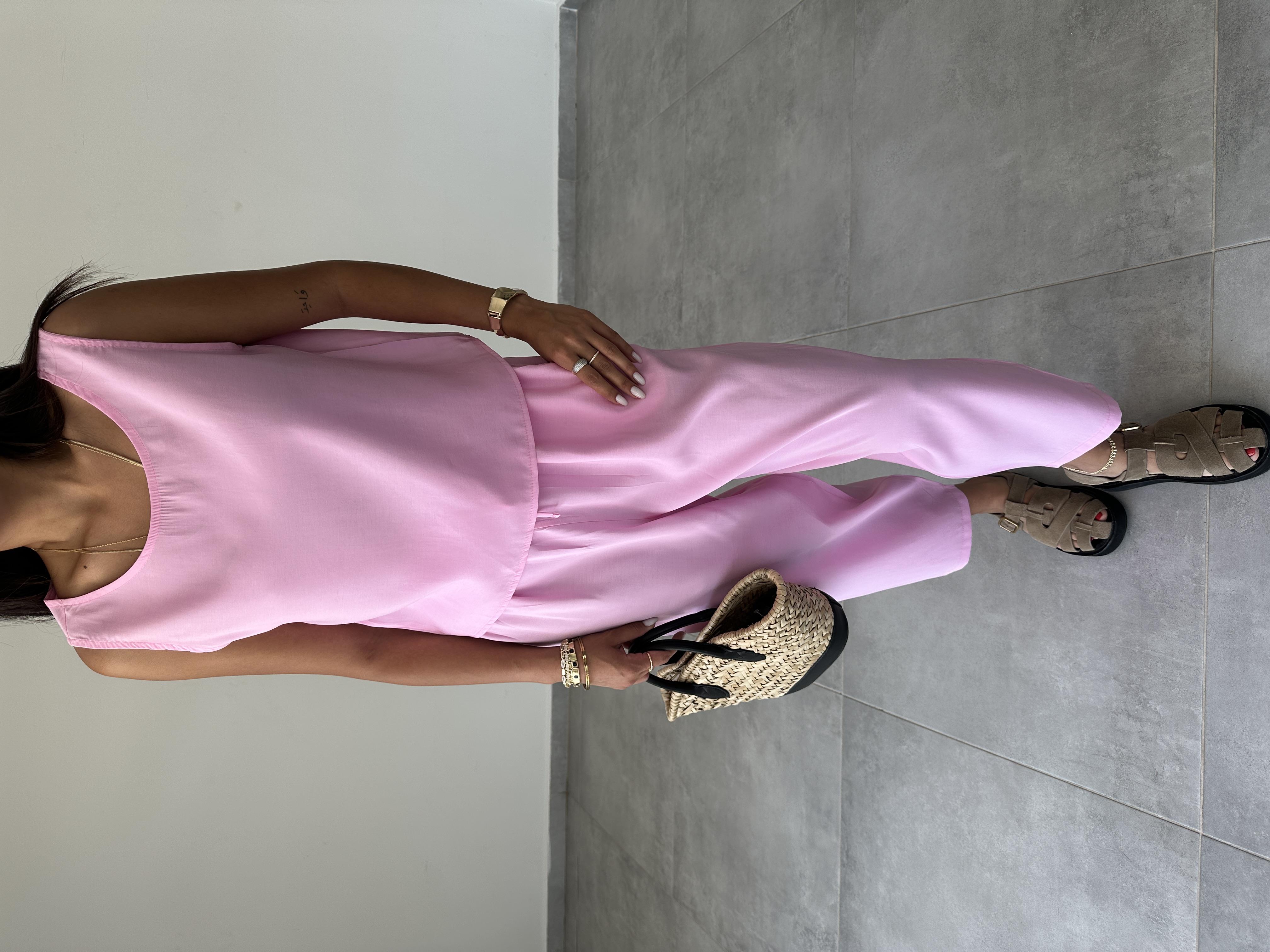 Pembe Modal Atlet Pantolon Takım