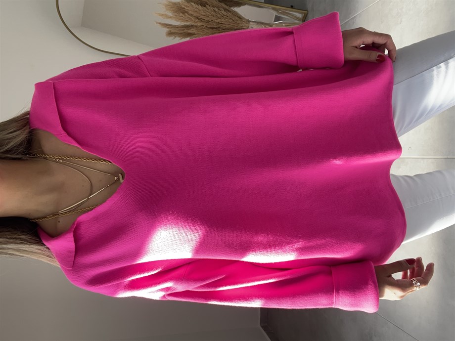 Pembe Polo Yaka Kazak