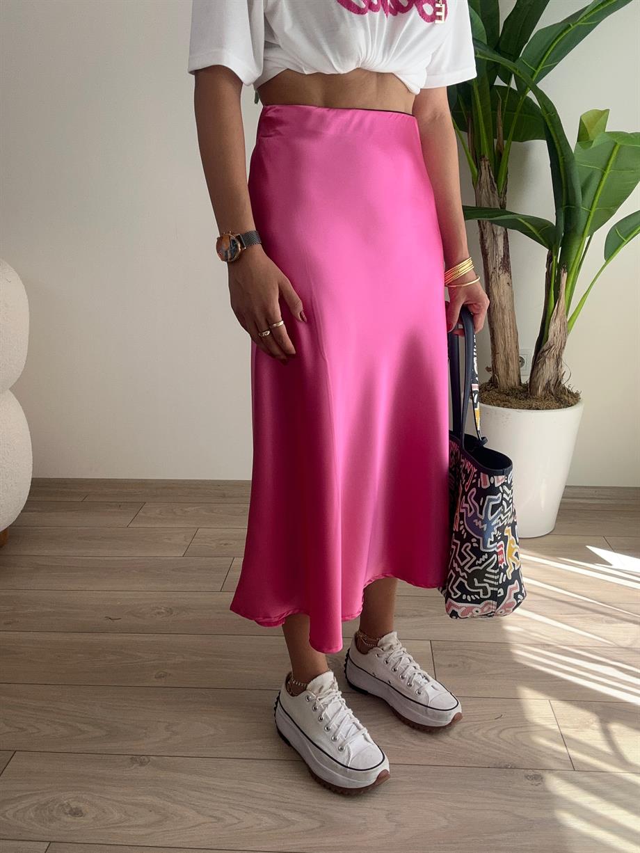Pembe Saten Etek
