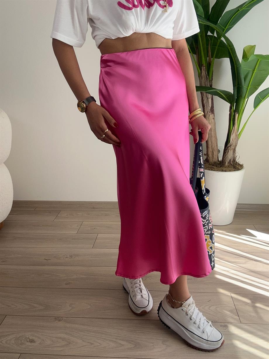 Pembe Saten Etek