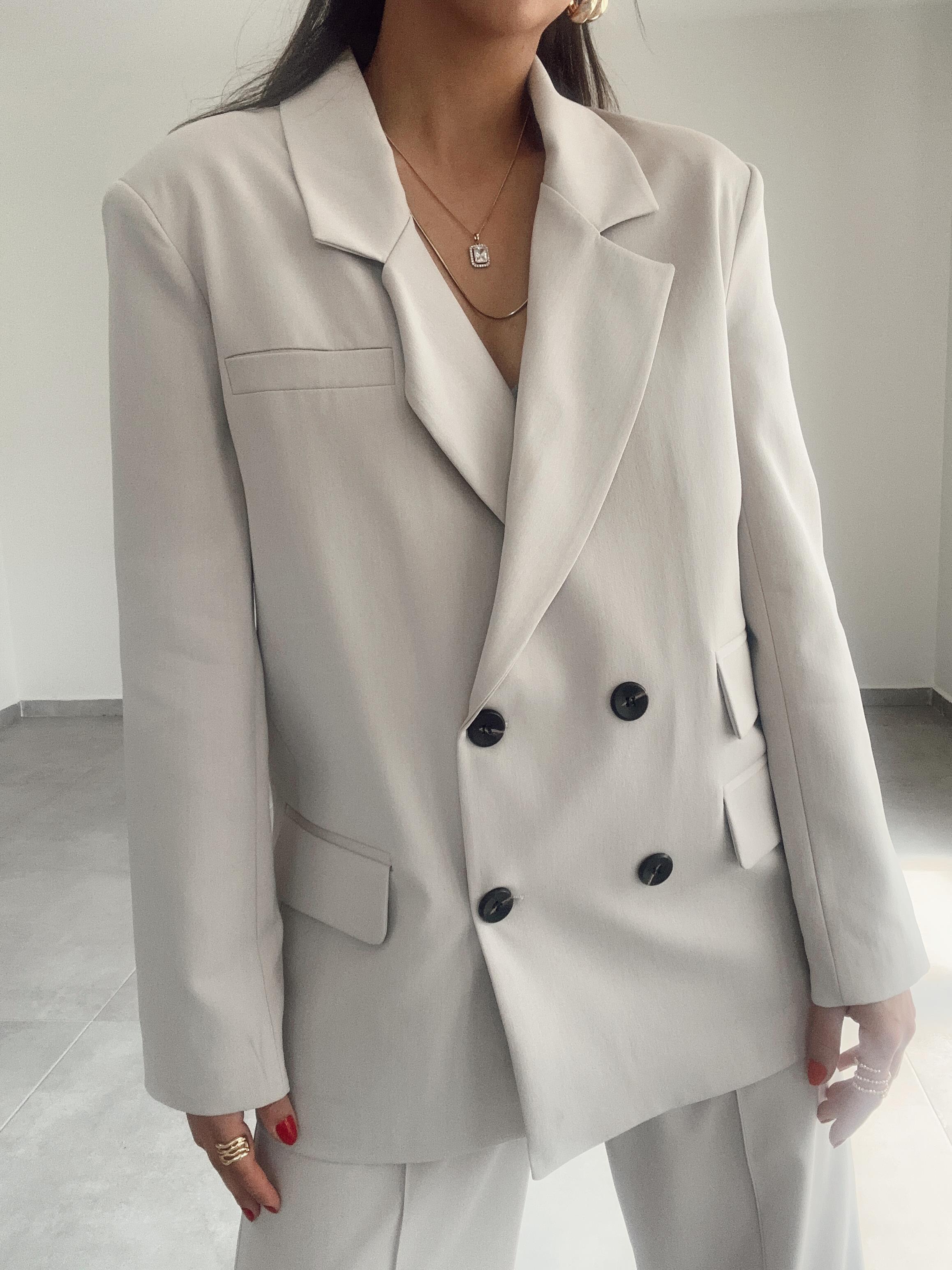 Poliviskon Taş Blazer Ceket