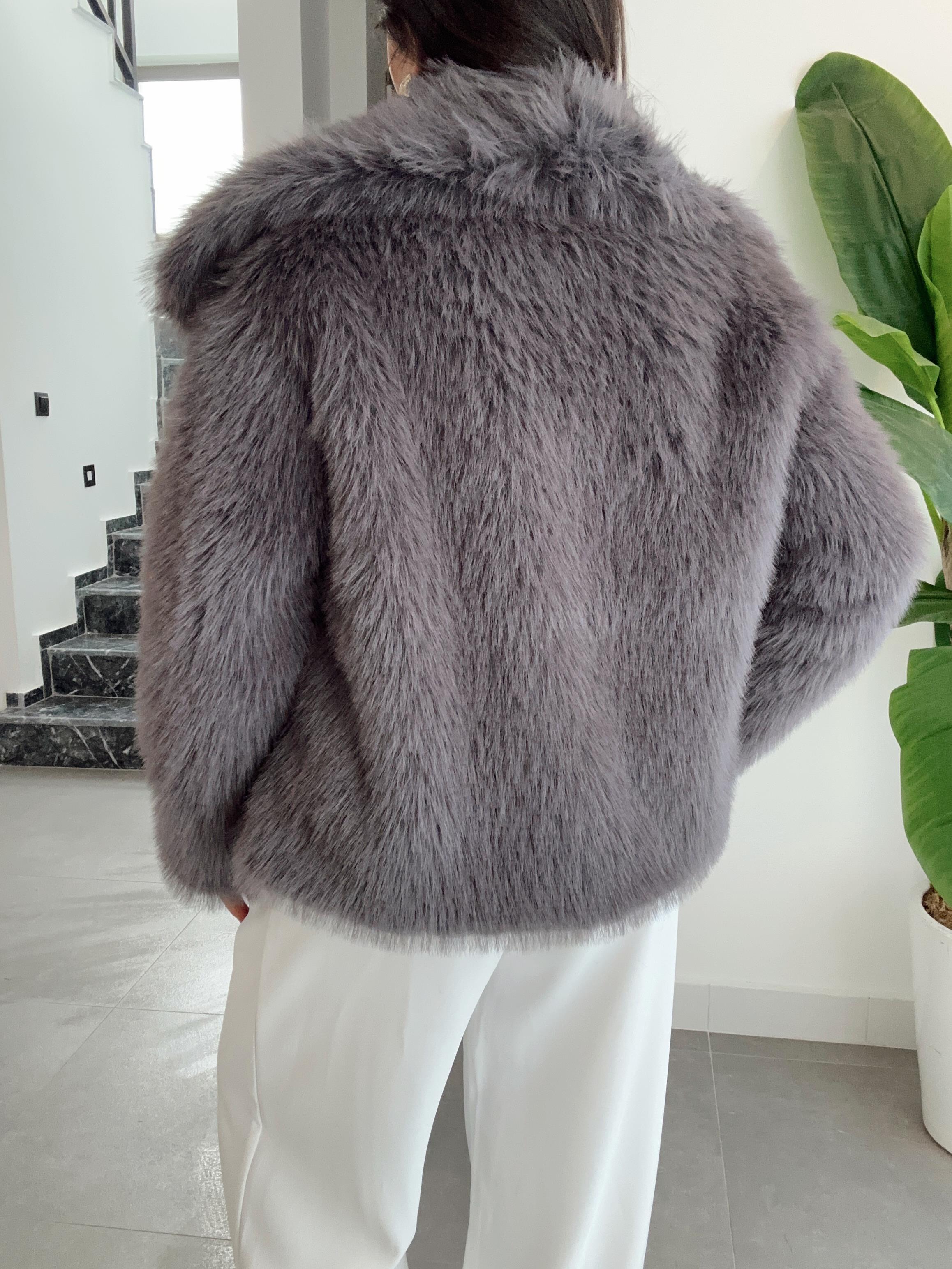 Premium Antrasit Kürk