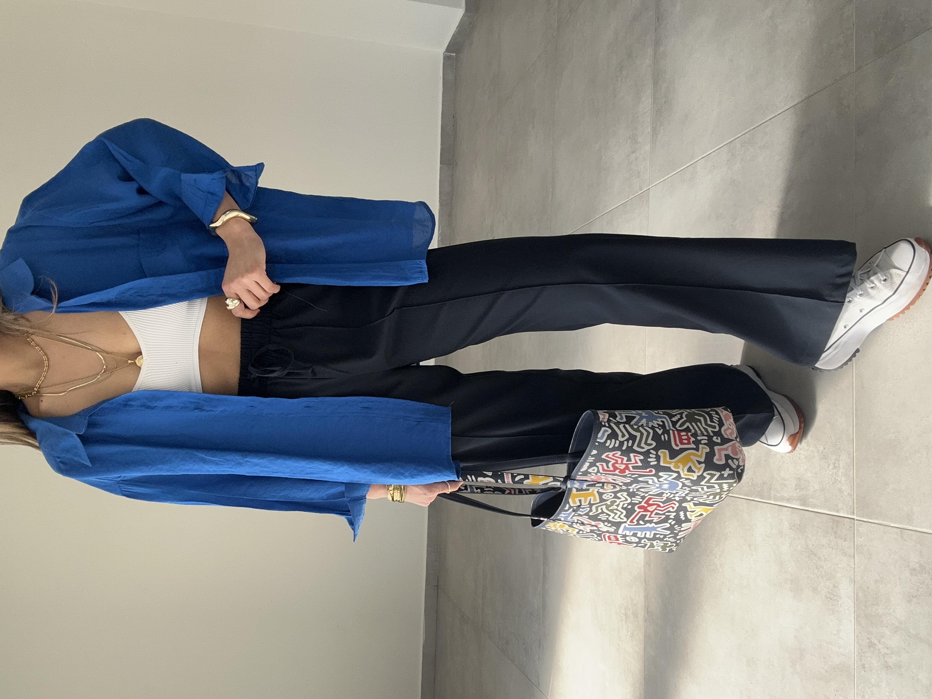 Sax Düşük Omuz Gömlek