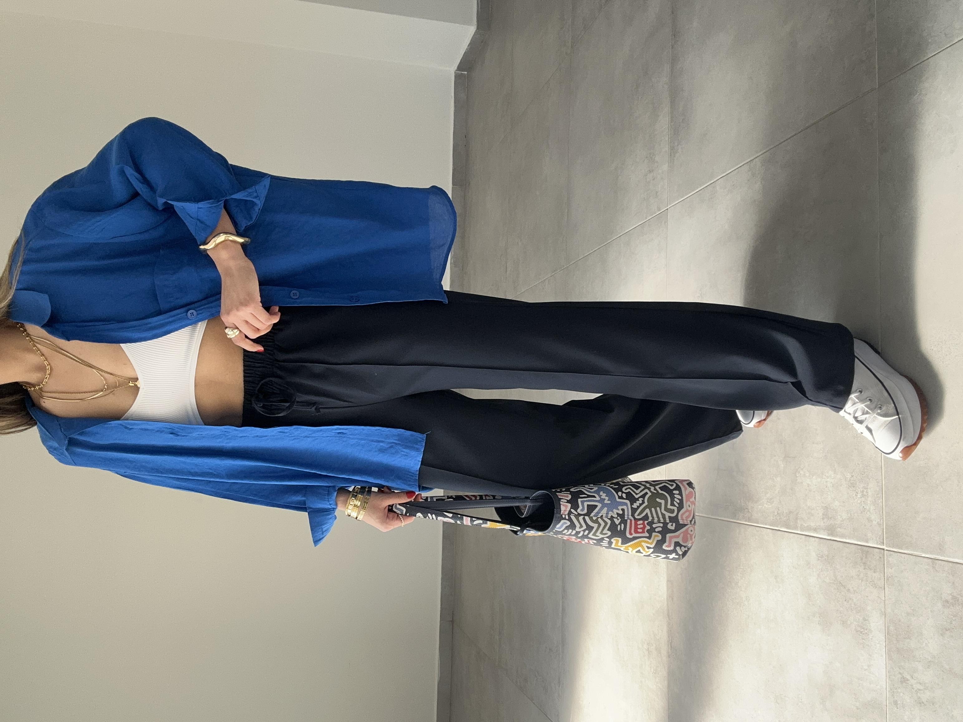 Sax Düşük Omuz Gömlek