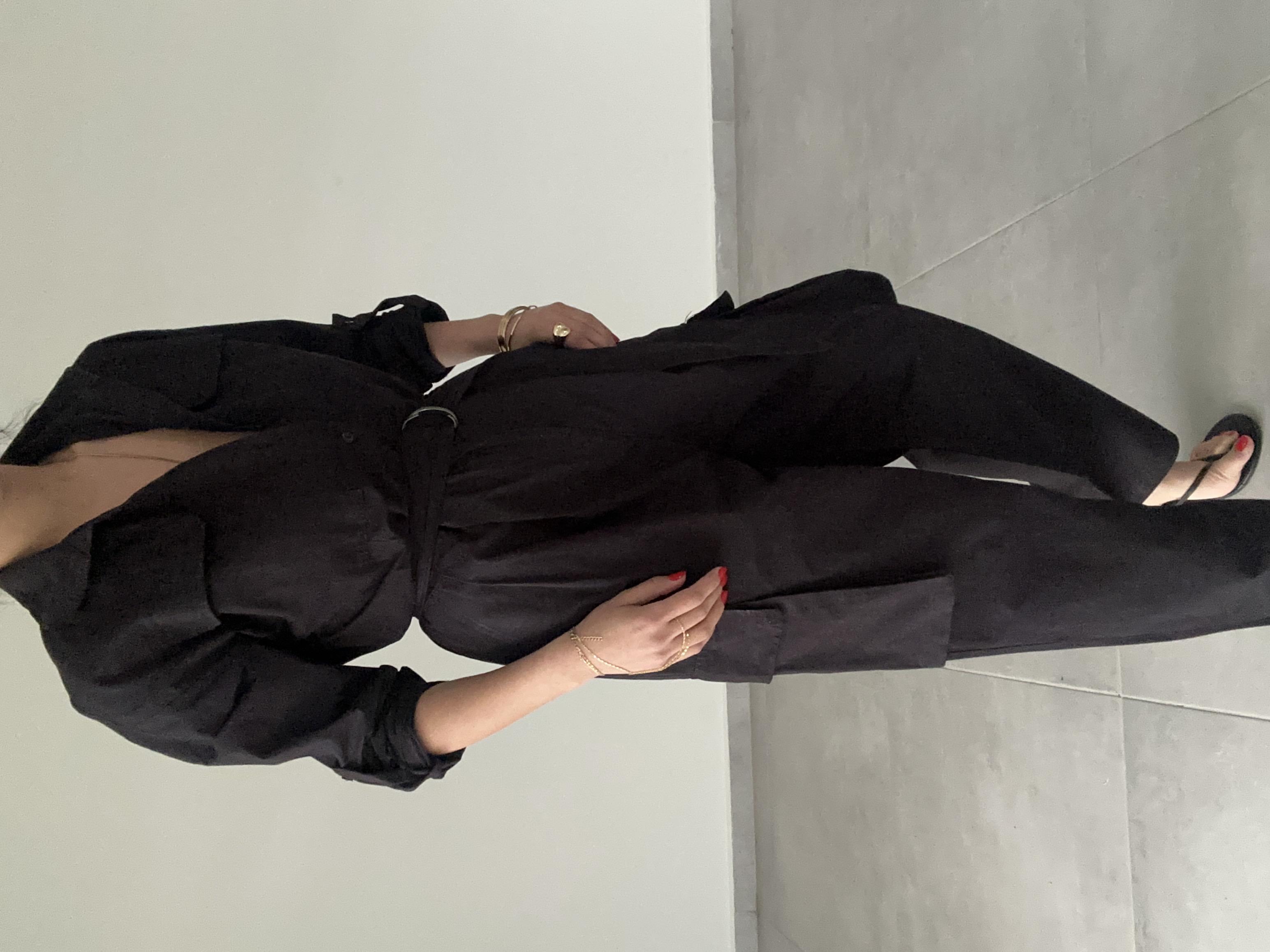 Siyah Kargo Cepli Tulum