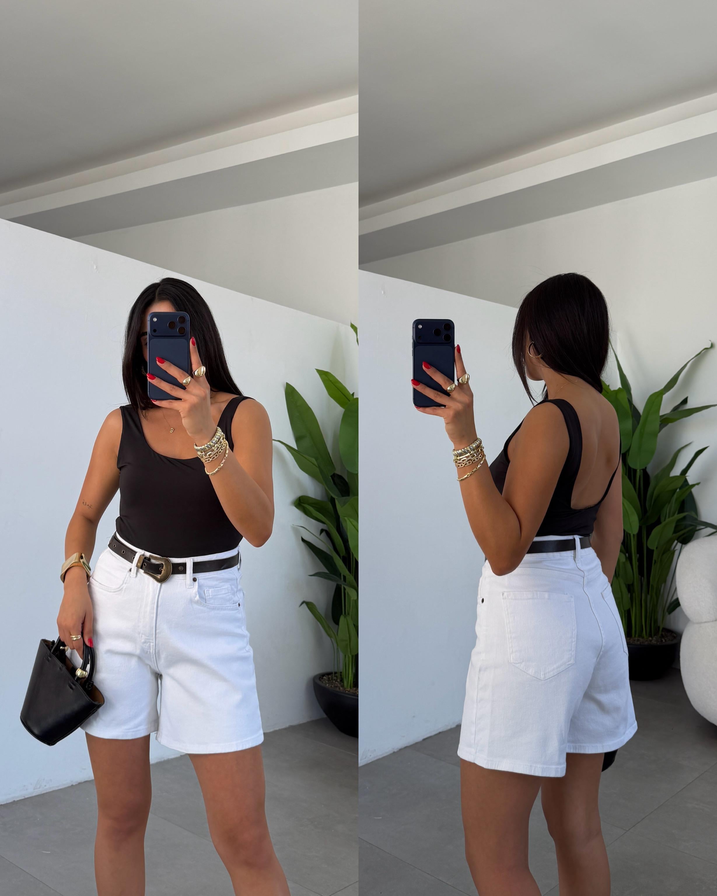 Siyah Zıbınlı Body