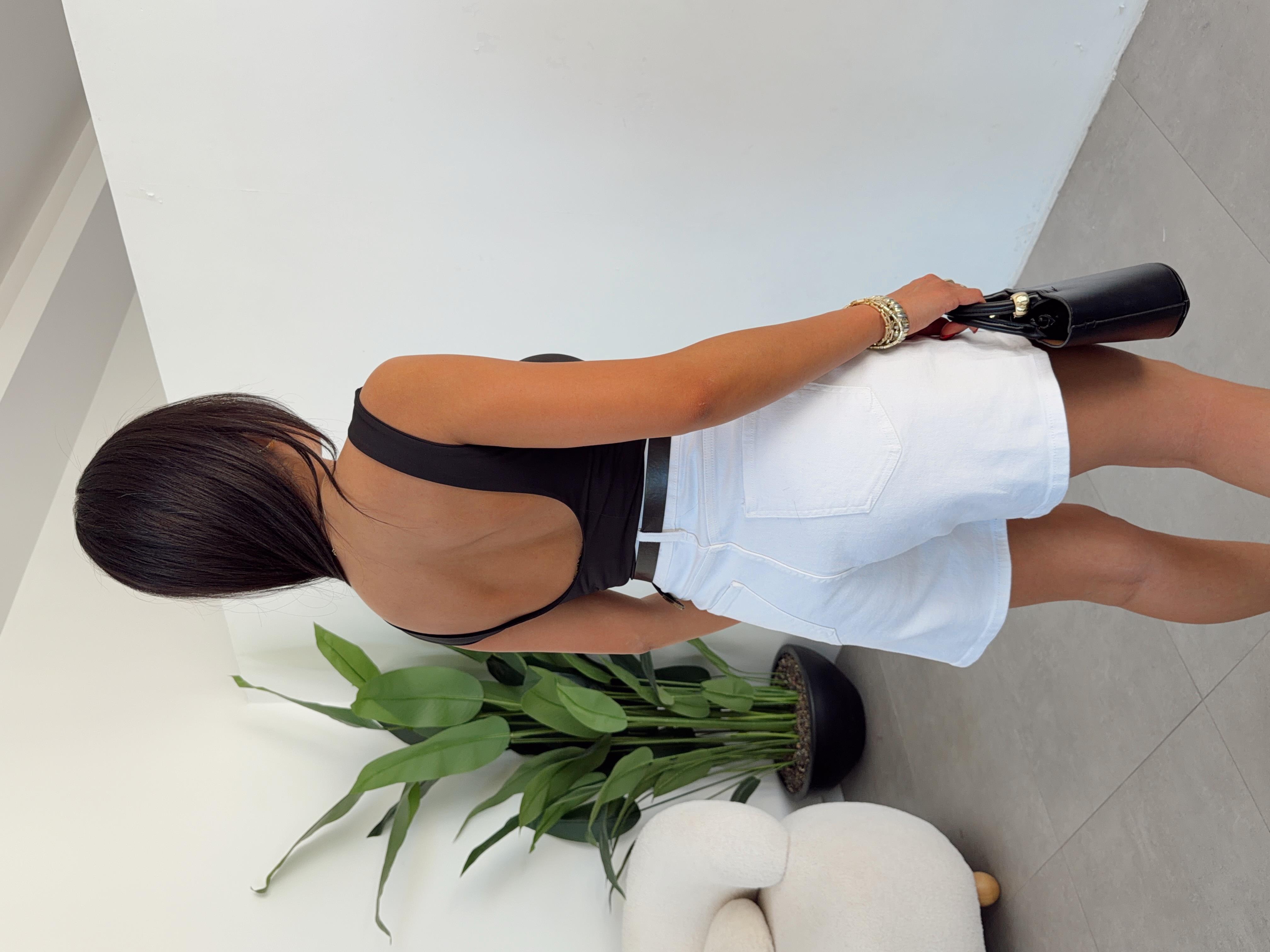 Siyah Zıbınlı Body