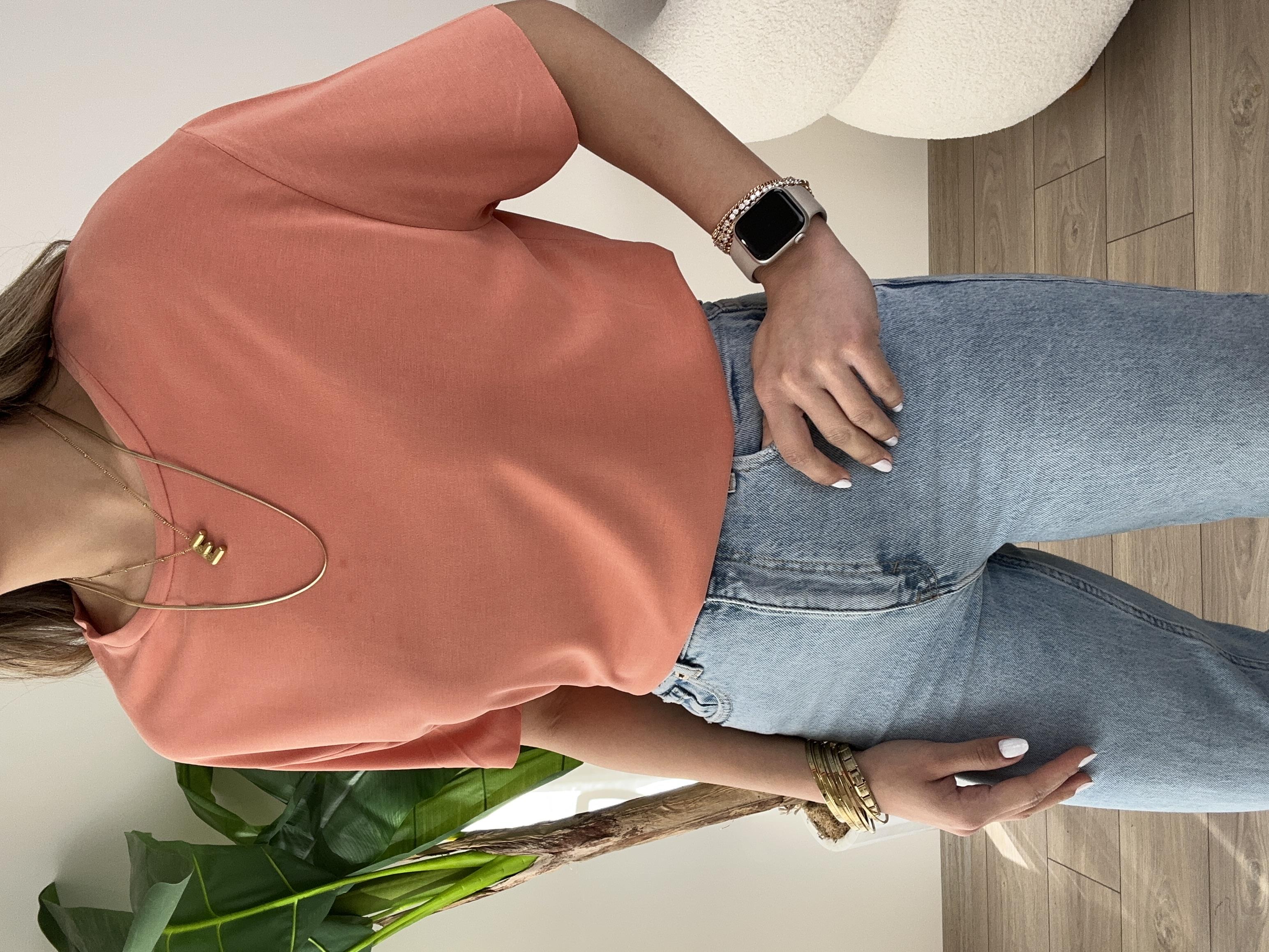 Somon Modal Kumaş Bisiklet Yaka Tişört