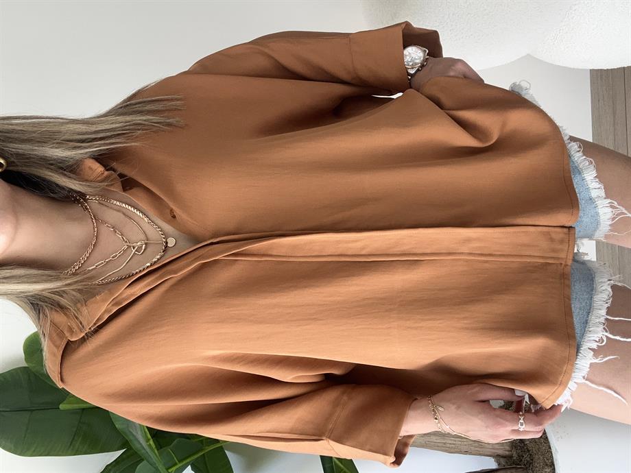 Taba Yarasa Kol Gömlek