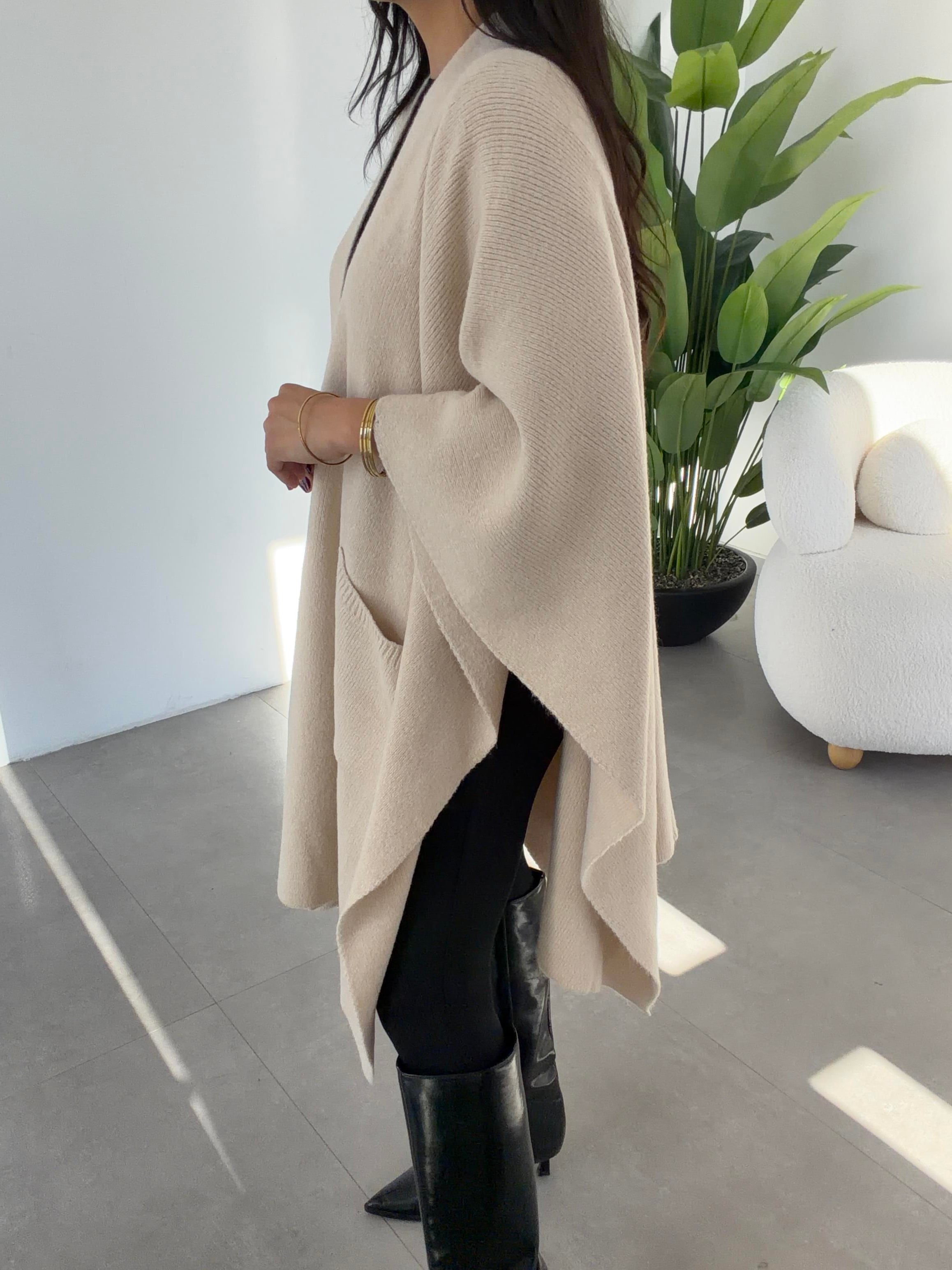 Taş Cepli Triko Panço