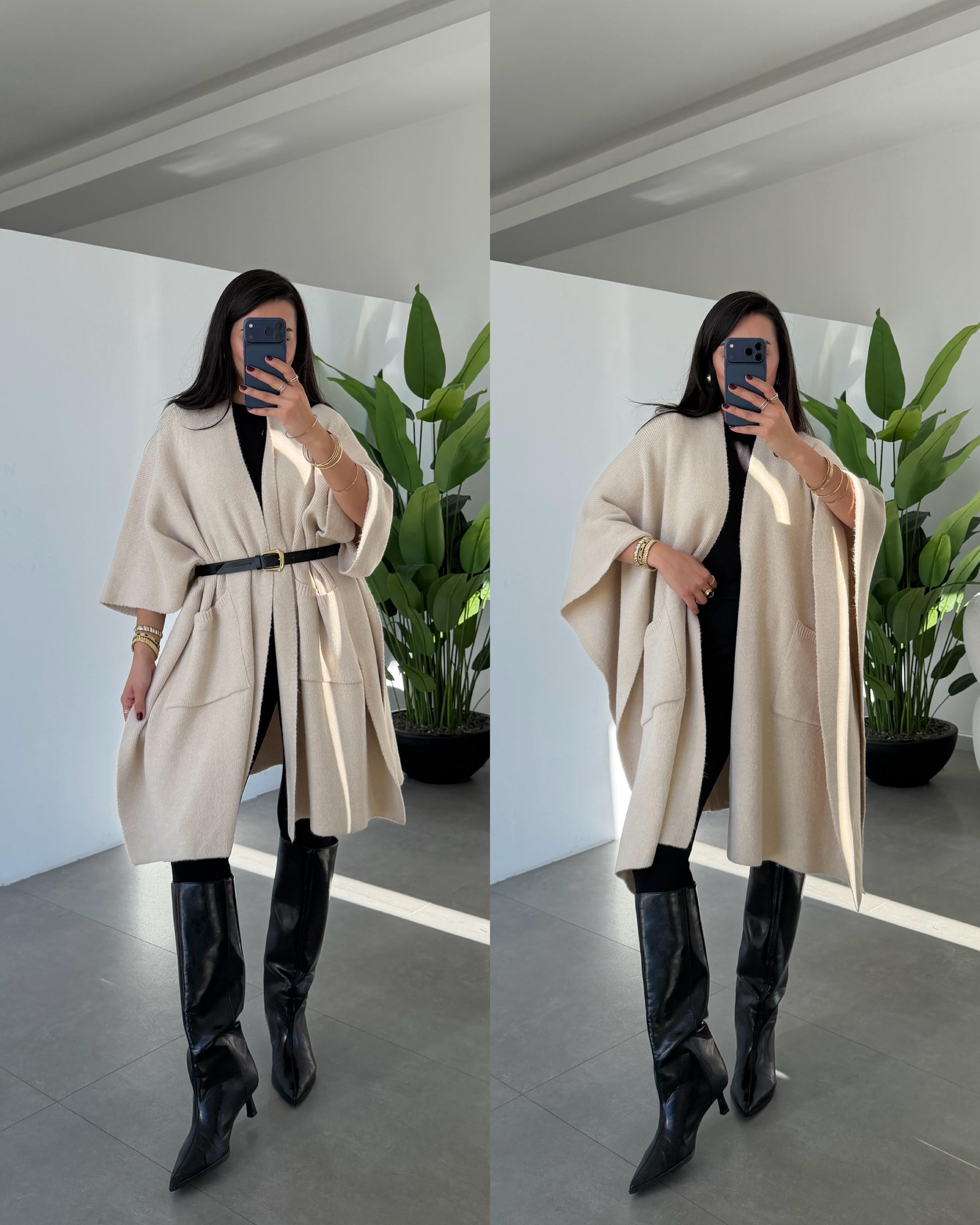 Taş Cepli Triko Panço