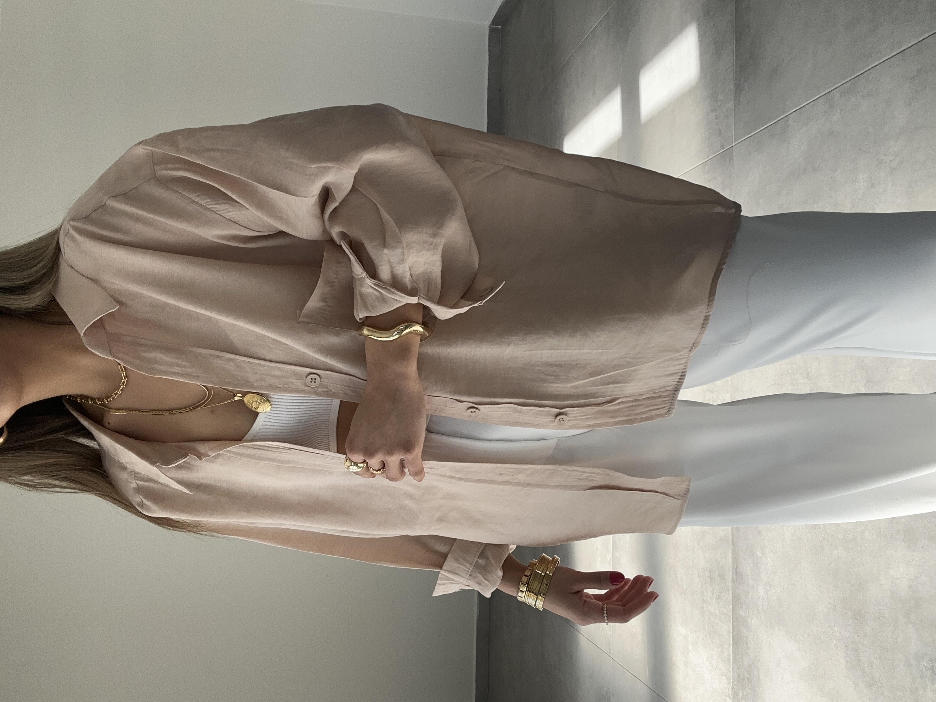 Taş Düşük Omuz Gömlek