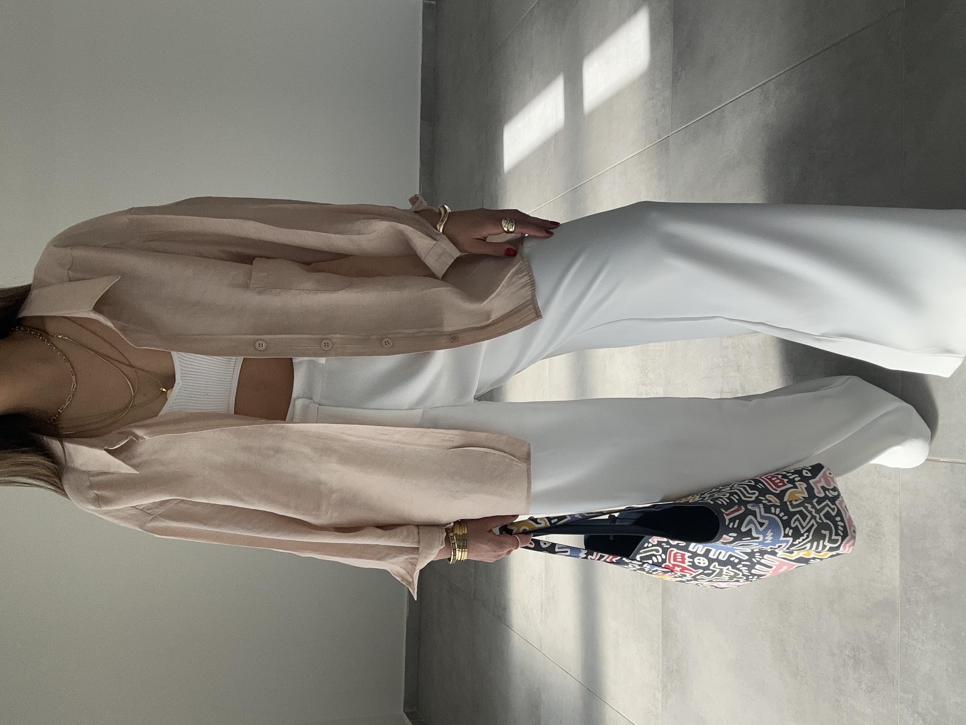 Taş Düşük Omuz Gömlek