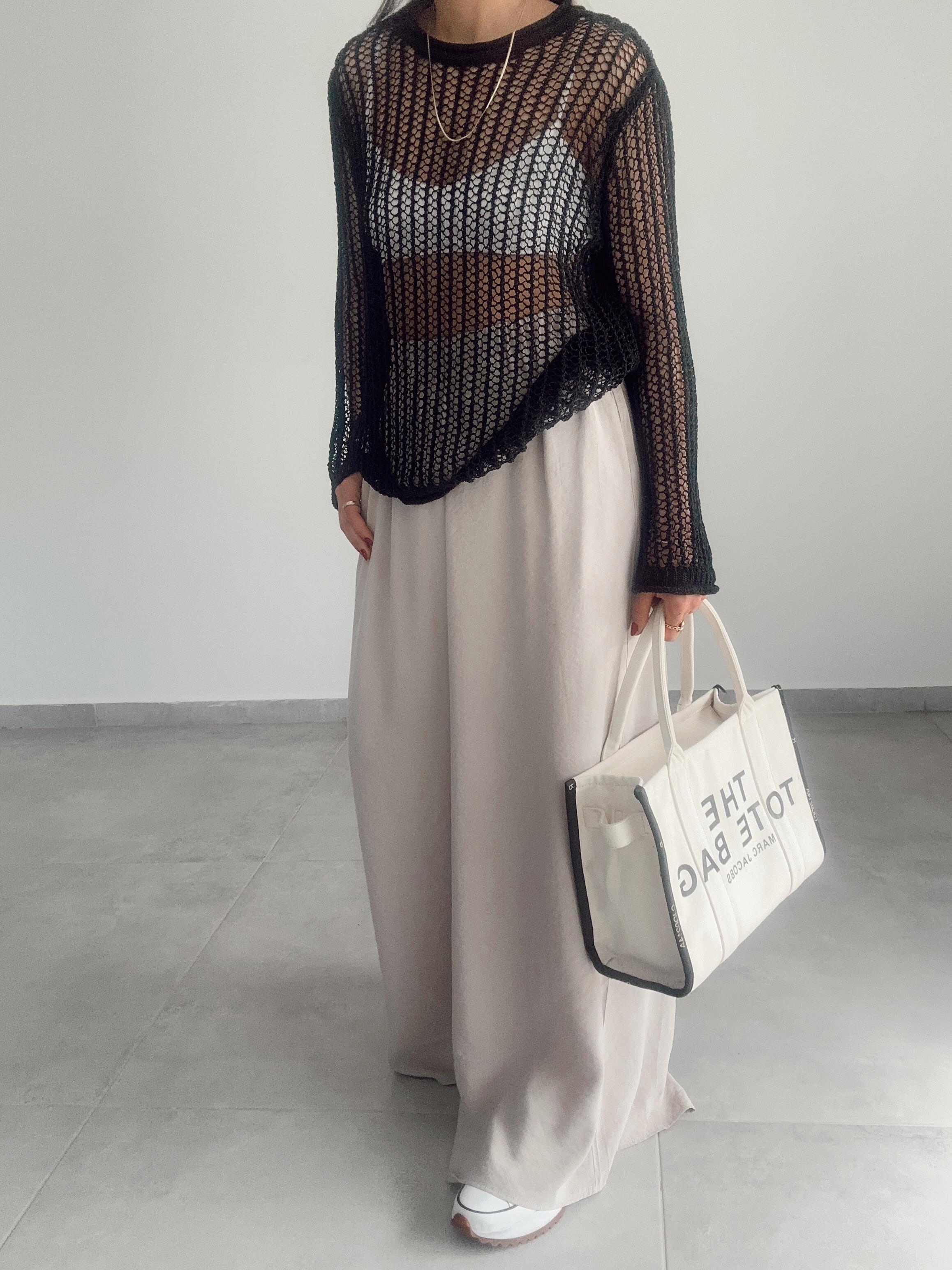 Vizon Lastikli Pantolon