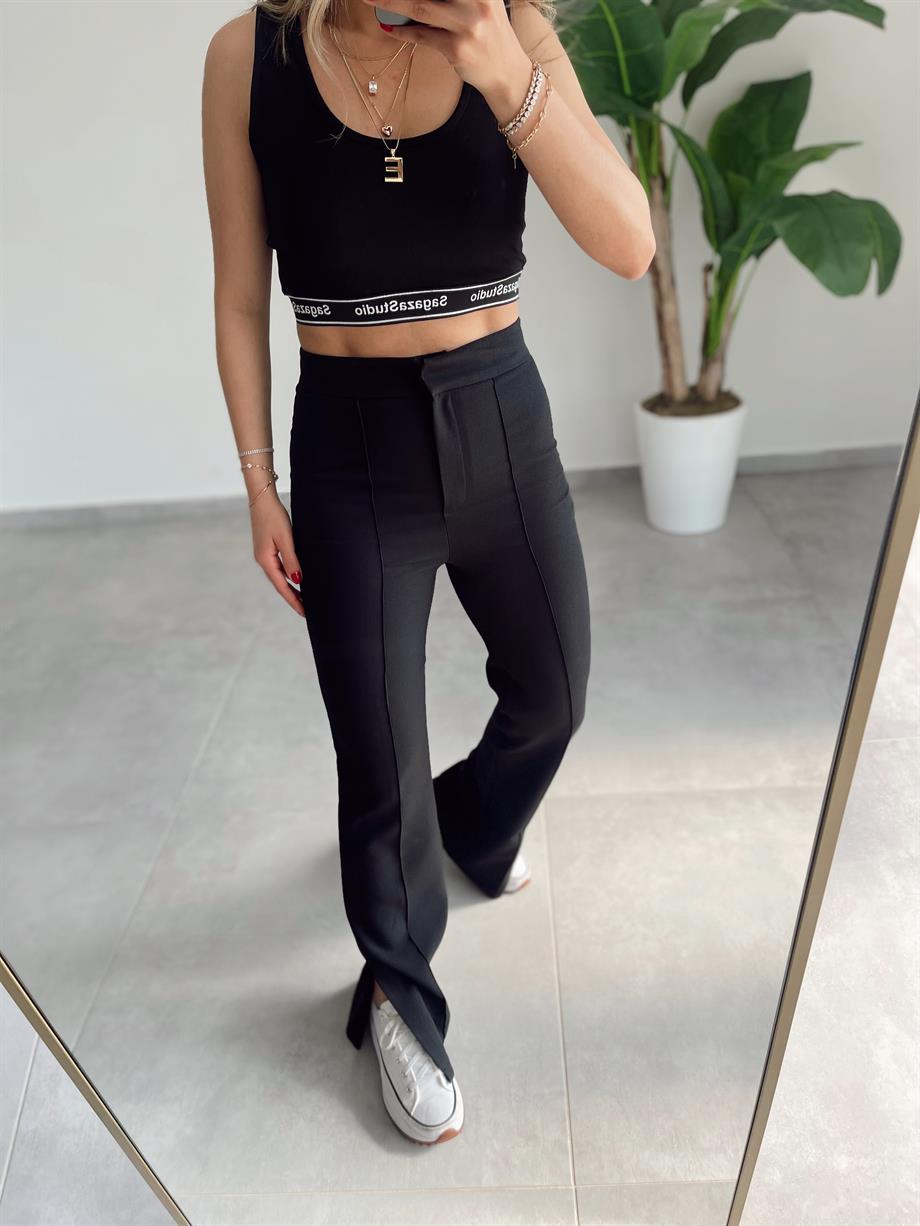 Yanı Yırtmaçlı İspanyol Pantolon