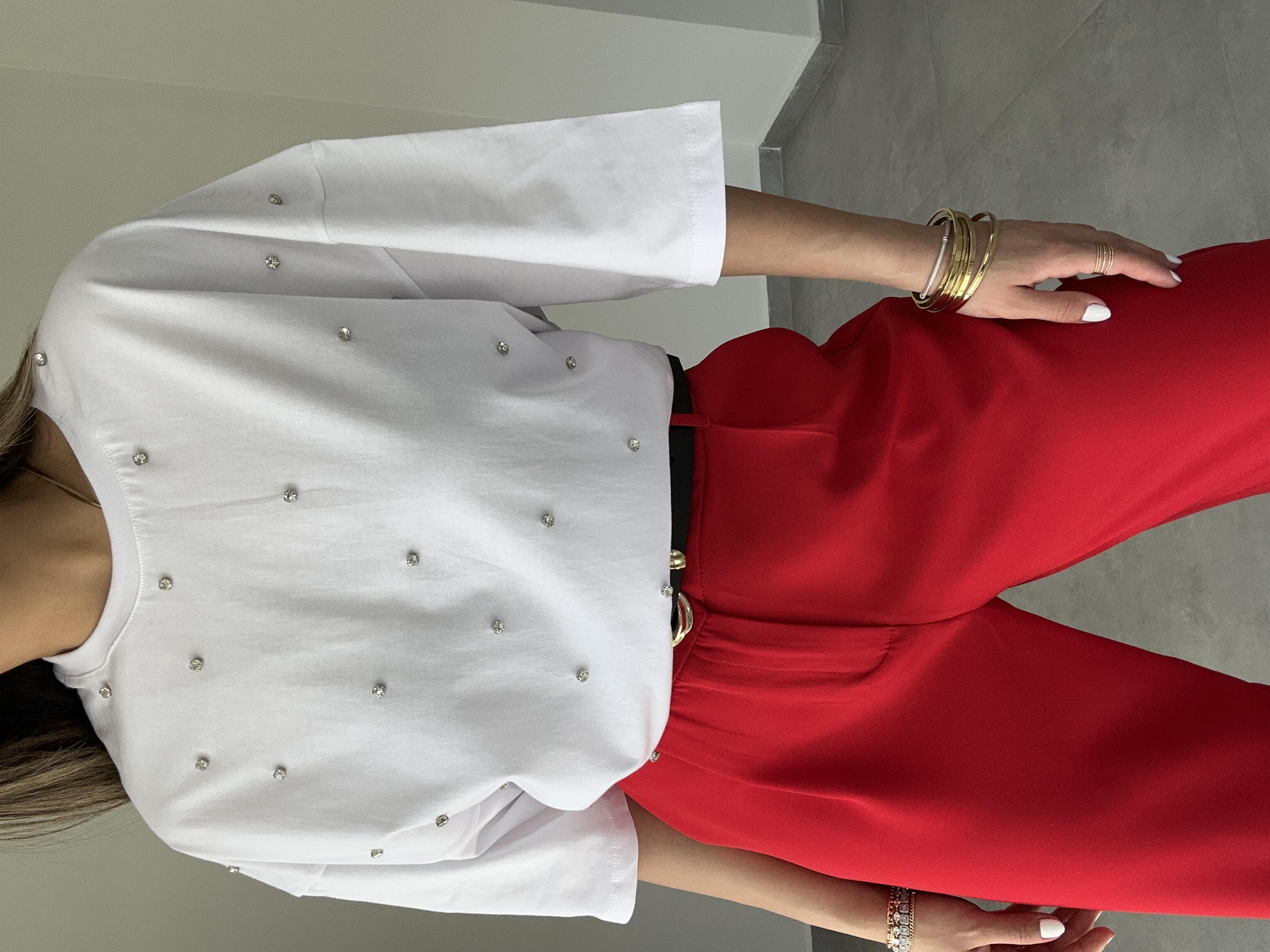 Zra Taşlı Tişört