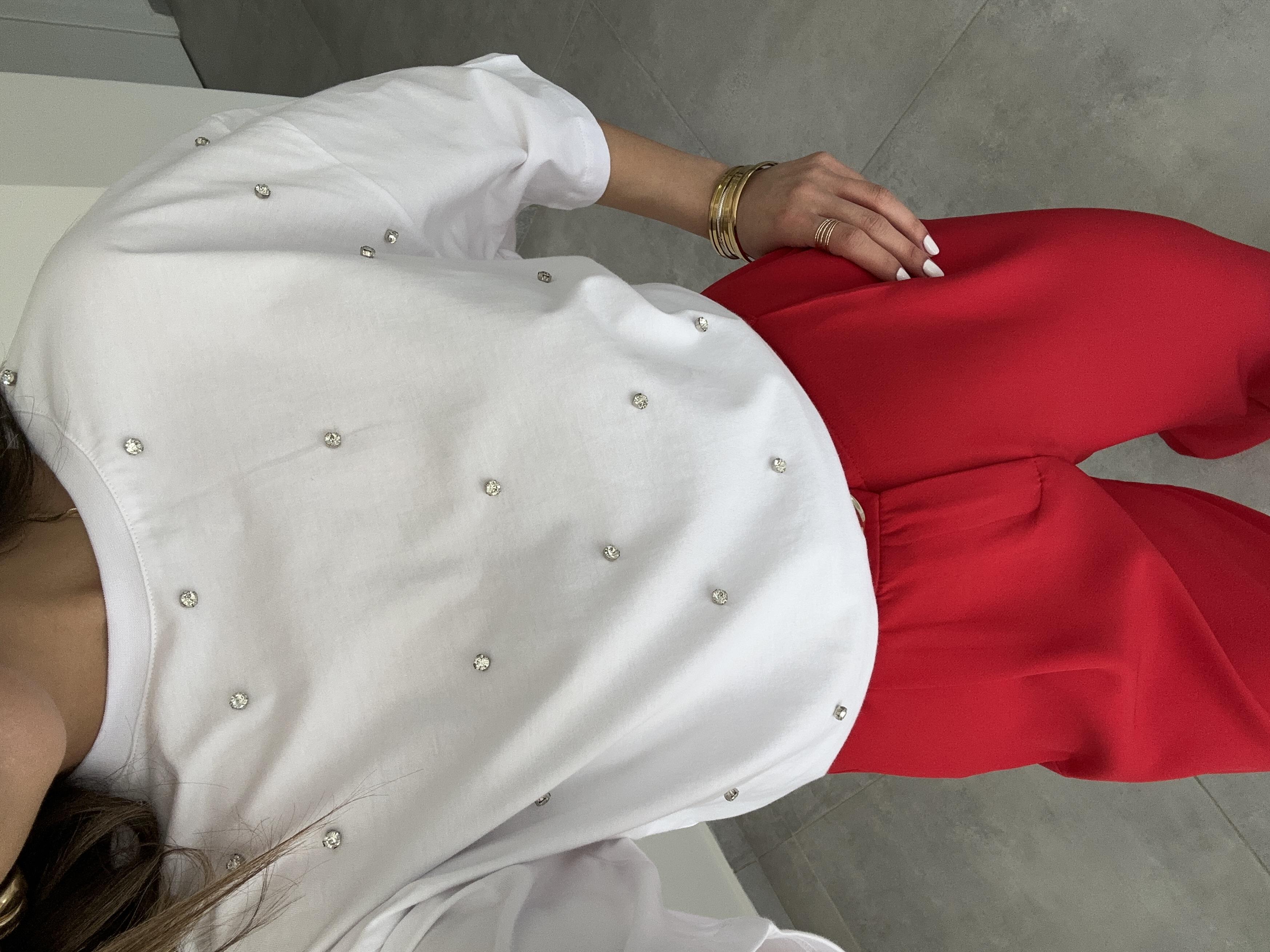 Zra Taşlı Tişört