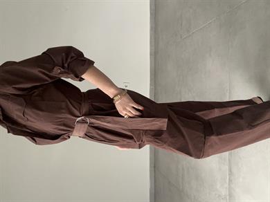 Acı Kahve Kargo Cepli Tulum