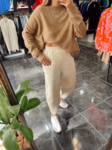 Açık Bej Şalvar Eşofman