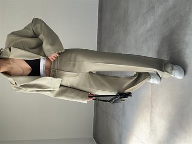 Açık Haki Kısa Ceket