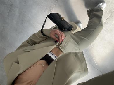 Açık Haki Kısa Ceket